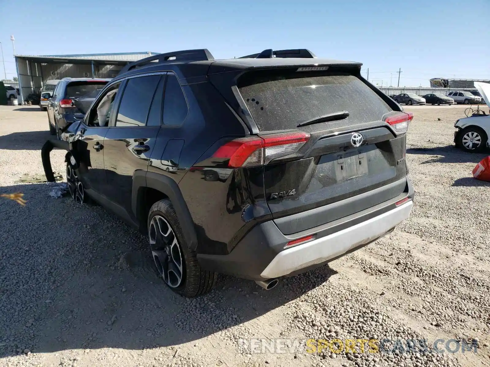 3 Фотография поврежденного автомобиля 2T3J1RFV1KC001179 TOYOTA RAV4 2019