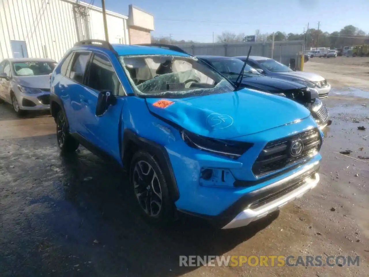 1 Photograph of a damaged car 2T3J1RFV1KC007936 TOYOTA RAV4 2019