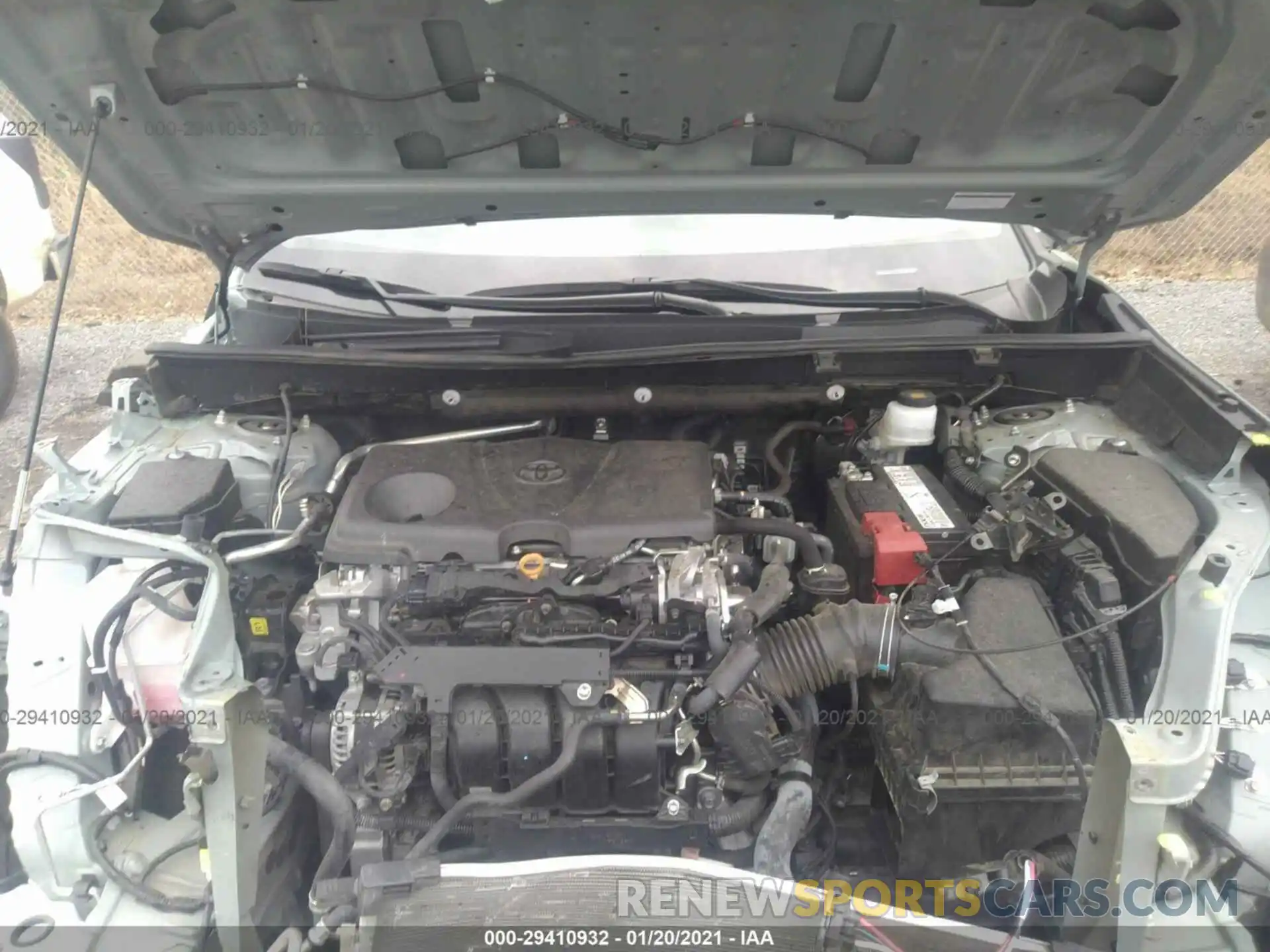 10 Фотография поврежденного автомобиля 2T3J1RFV1KC026261 TOYOTA RAV4 2019