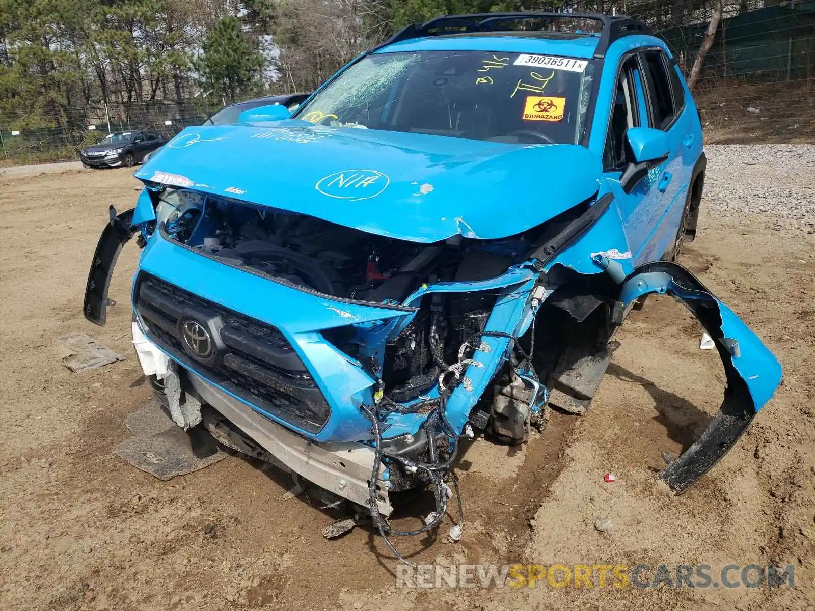 9 Photograph of a damaged car 2T3J1RFV1KW003044 TOYOTA RAV4 2019