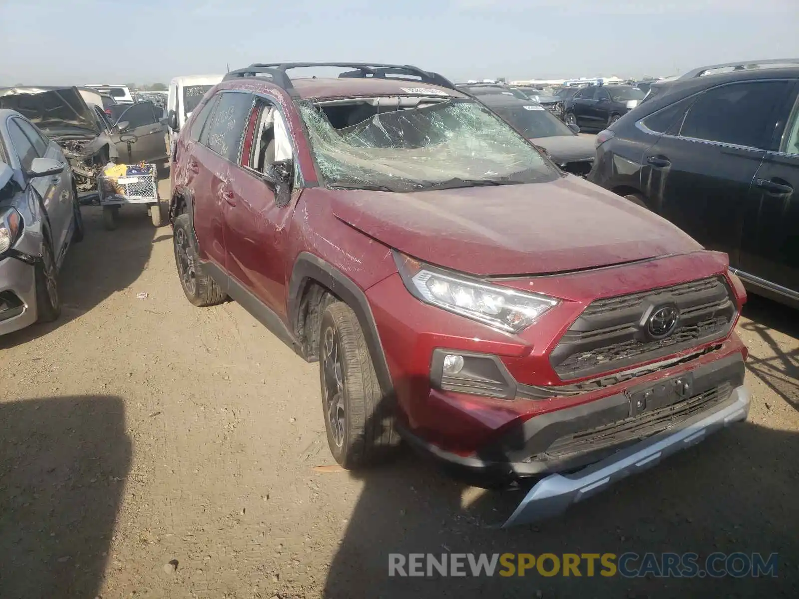 1 Photograph of a damaged car 2T3J1RFV1KW006686 TOYOTA RAV4 2019