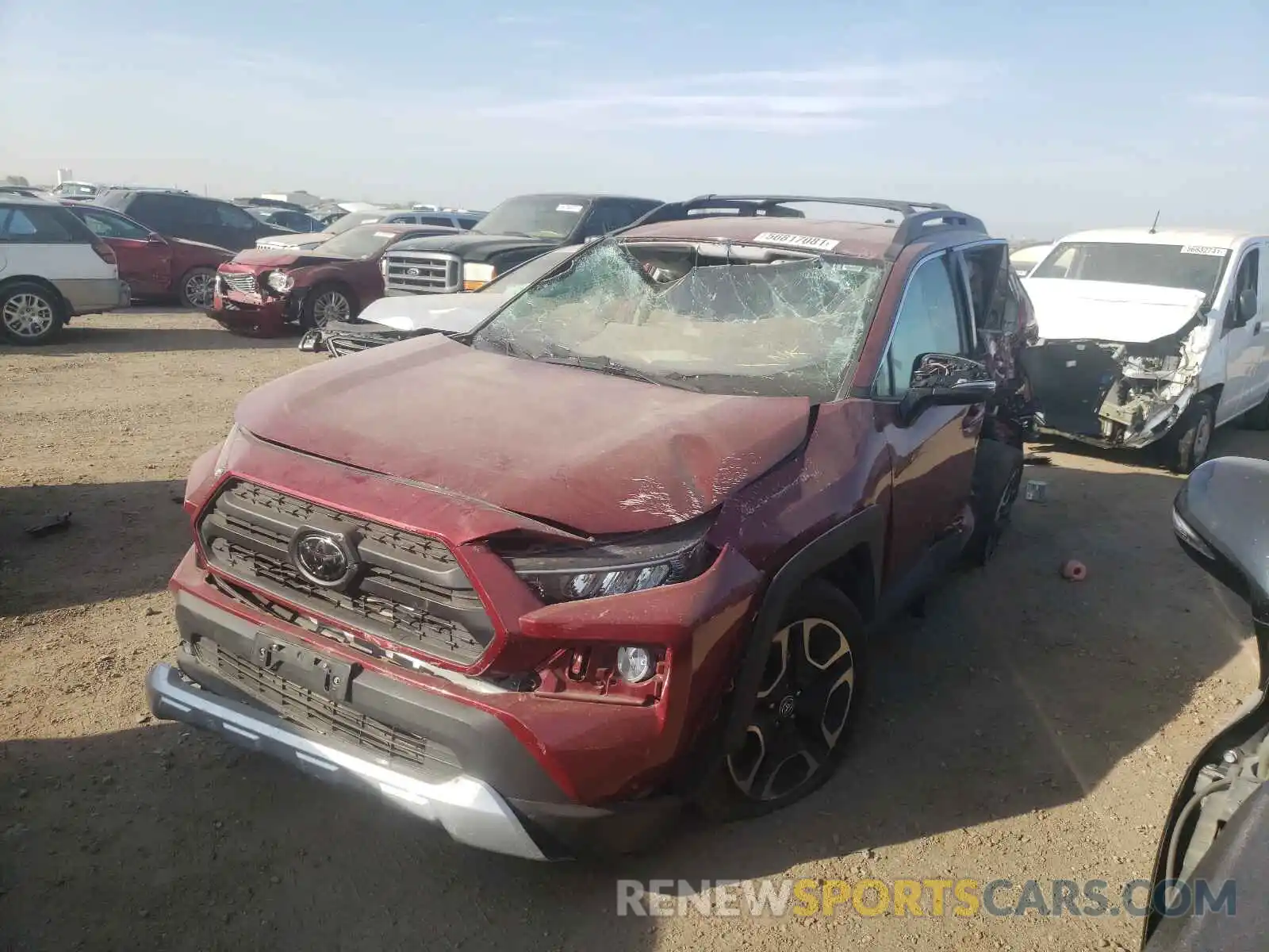 2 Фотография поврежденного автомобиля 2T3J1RFV1KW006686 TOYOTA RAV4 2019