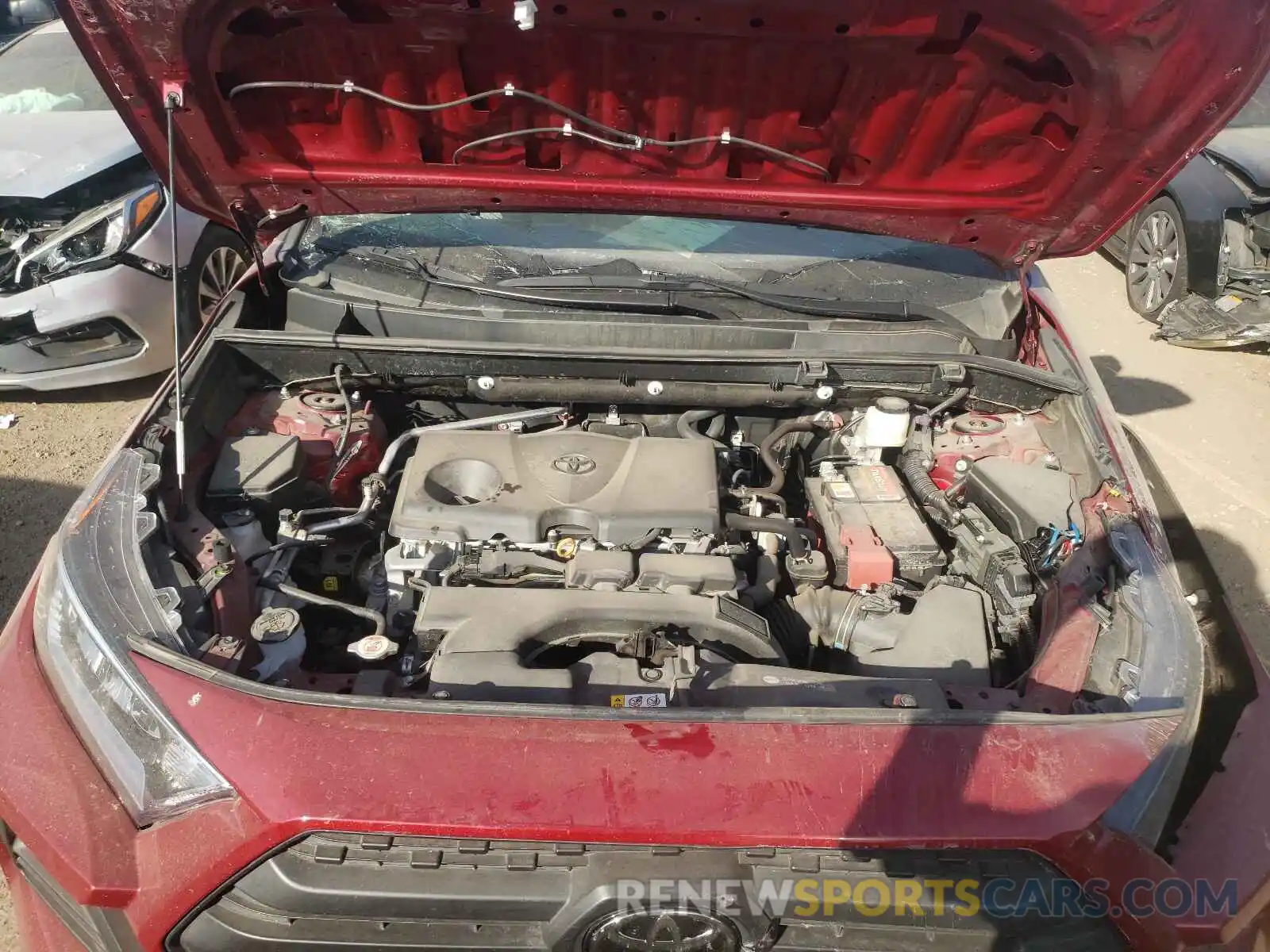 7 Photograph of a damaged car 2T3J1RFV1KW006686 TOYOTA RAV4 2019