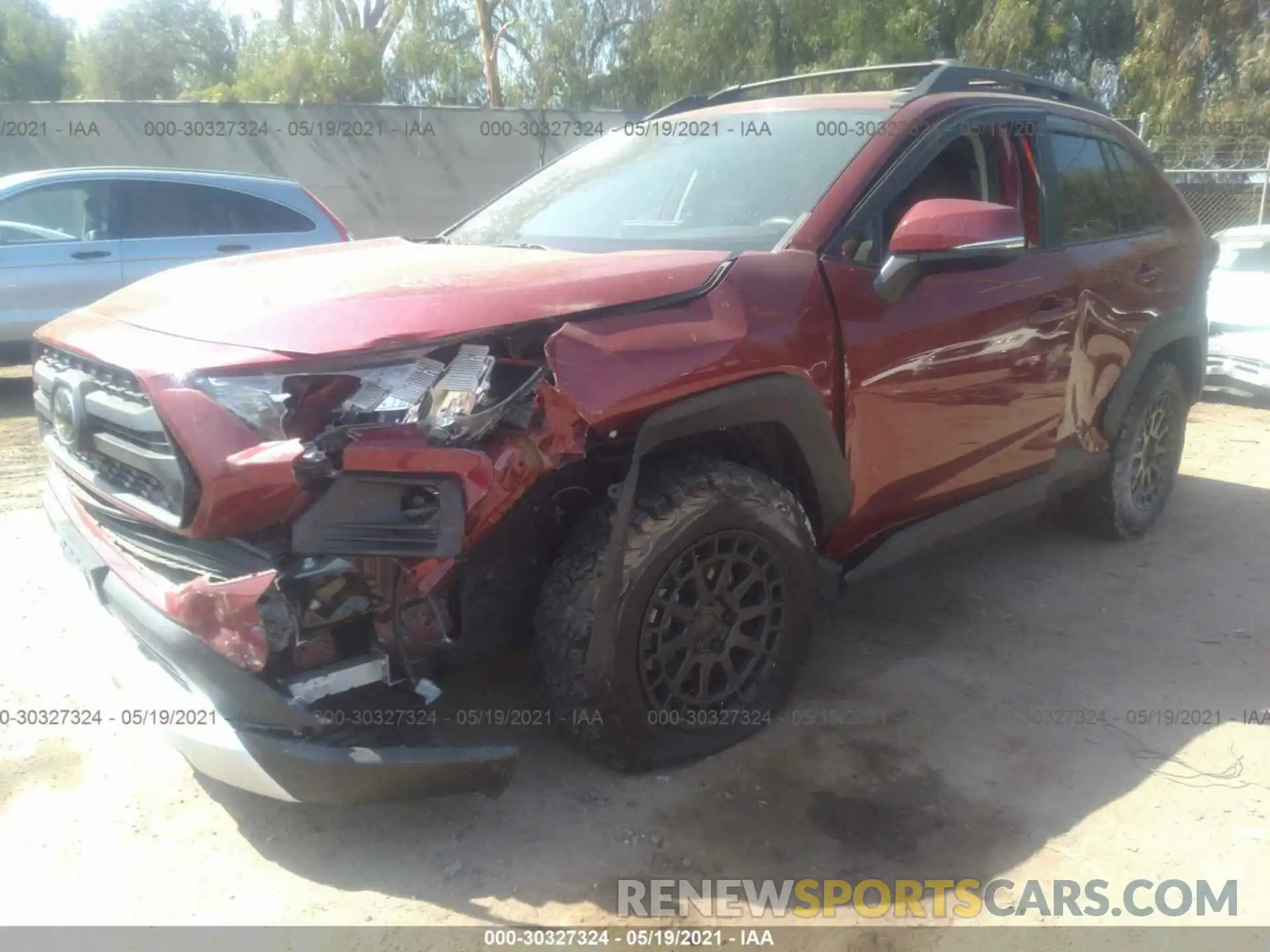 2 Photograph of a damaged car 2T3J1RFV1KW011922 TOYOTA RAV4 2019