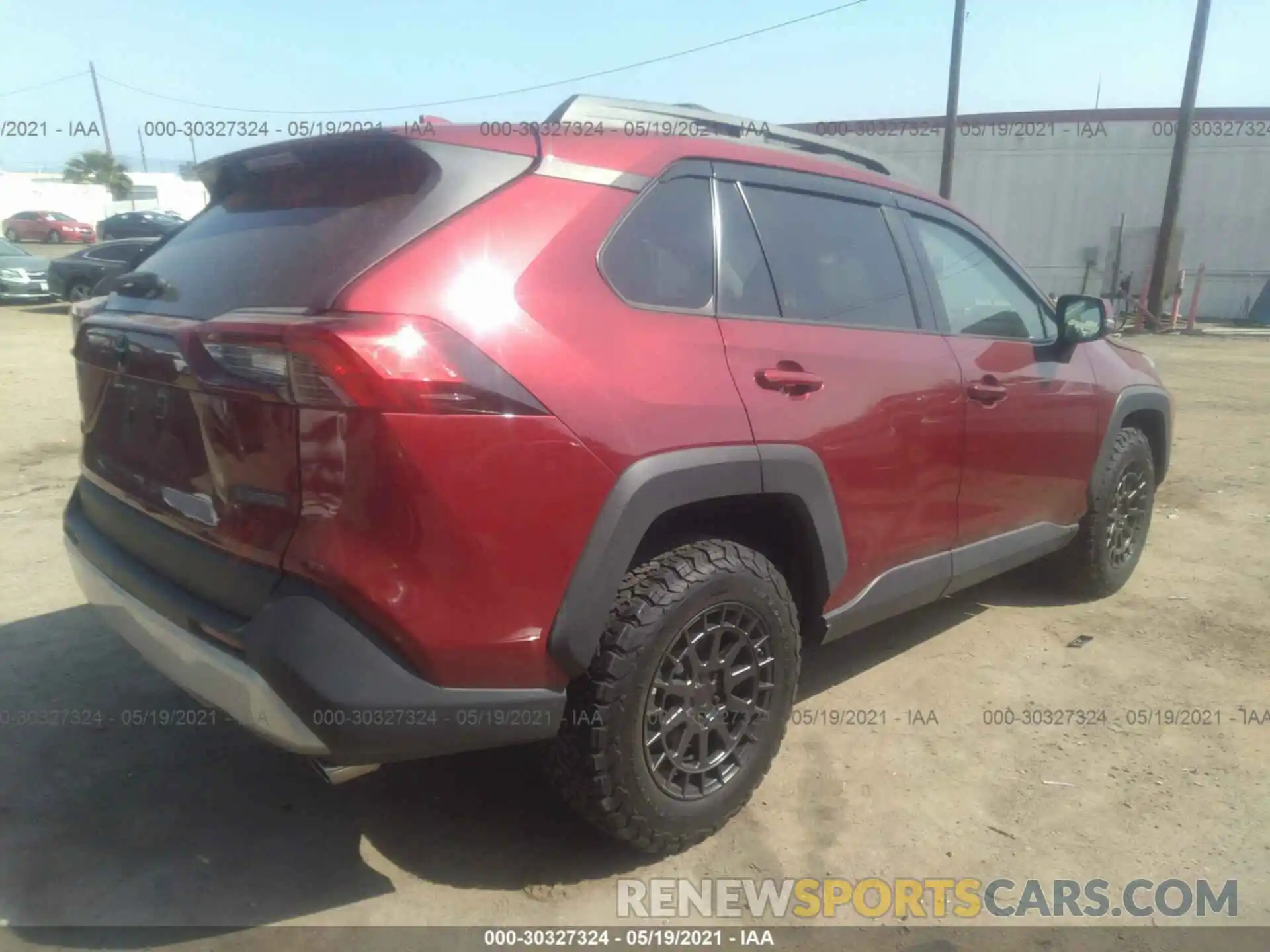 4 Фотография поврежденного автомобиля 2T3J1RFV1KW011922 TOYOTA RAV4 2019