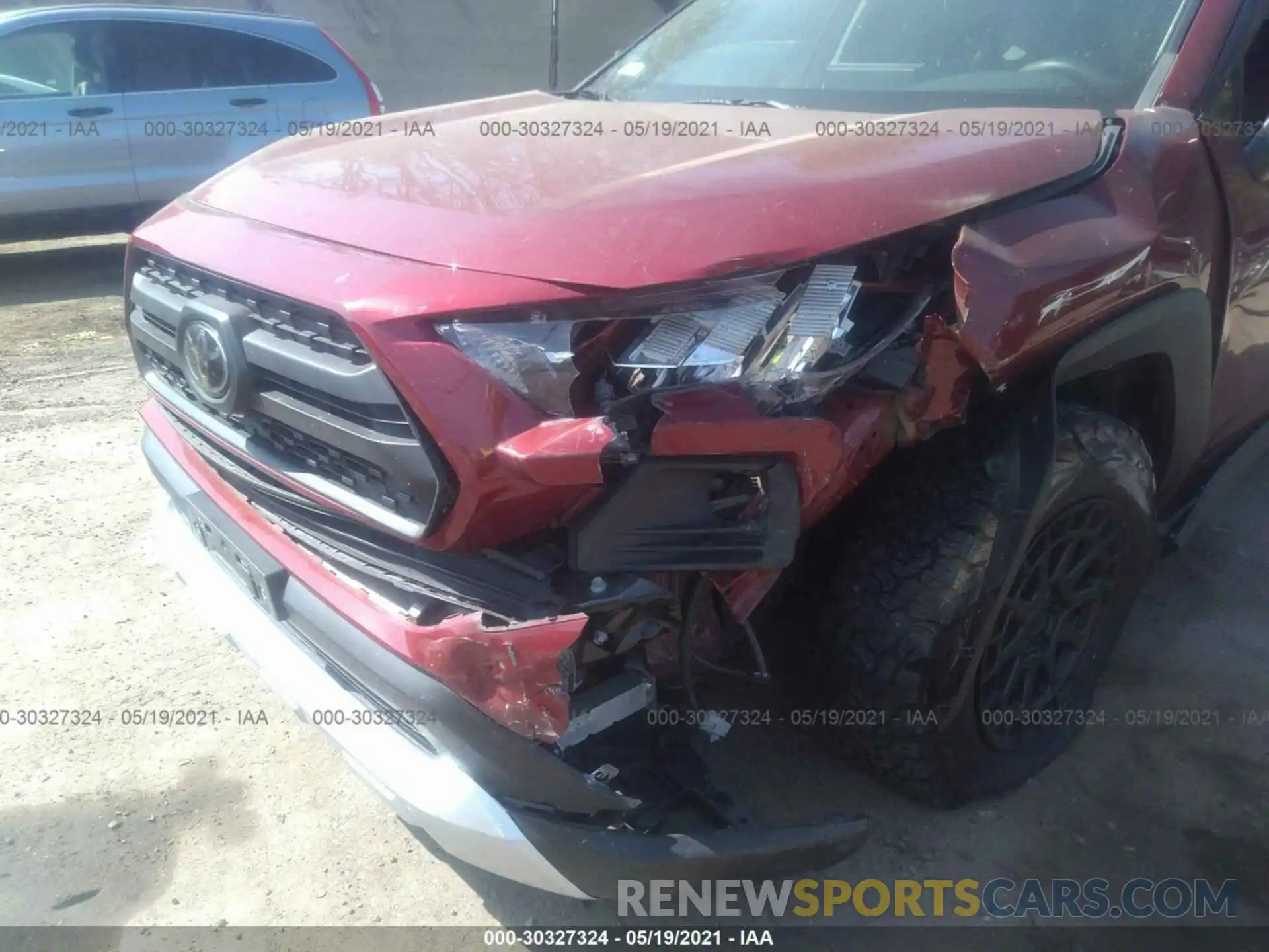 6 Photograph of a damaged car 2T3J1RFV1KW011922 TOYOTA RAV4 2019