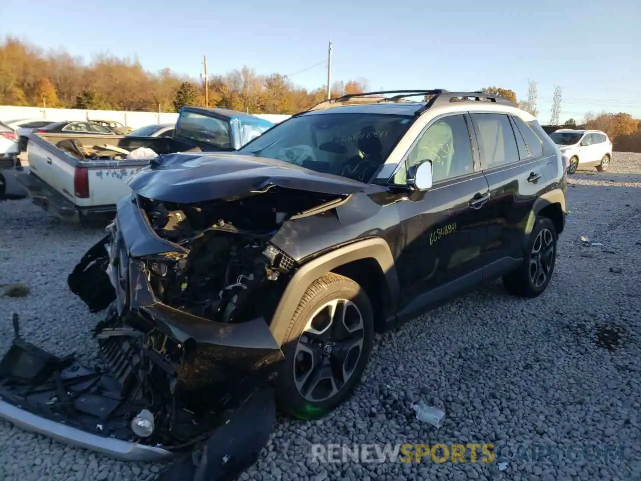 2 Photograph of a damaged car 2T3J1RFV1KW012777 TOYOTA RAV4 2019