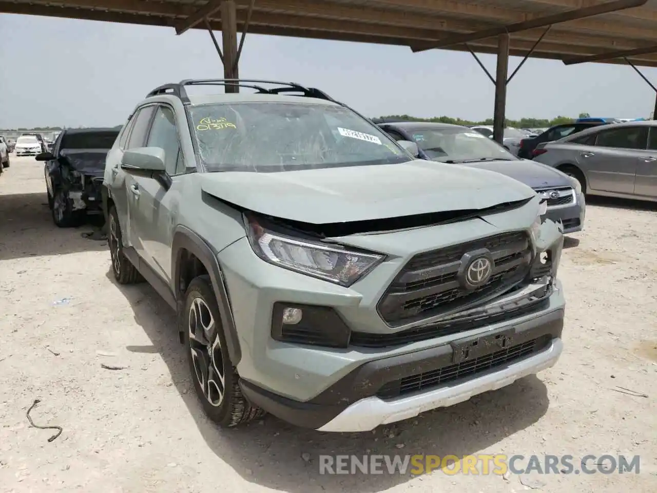 1 Фотография поврежденного автомобиля 2T3J1RFV1KW013119 TOYOTA RAV4 2019