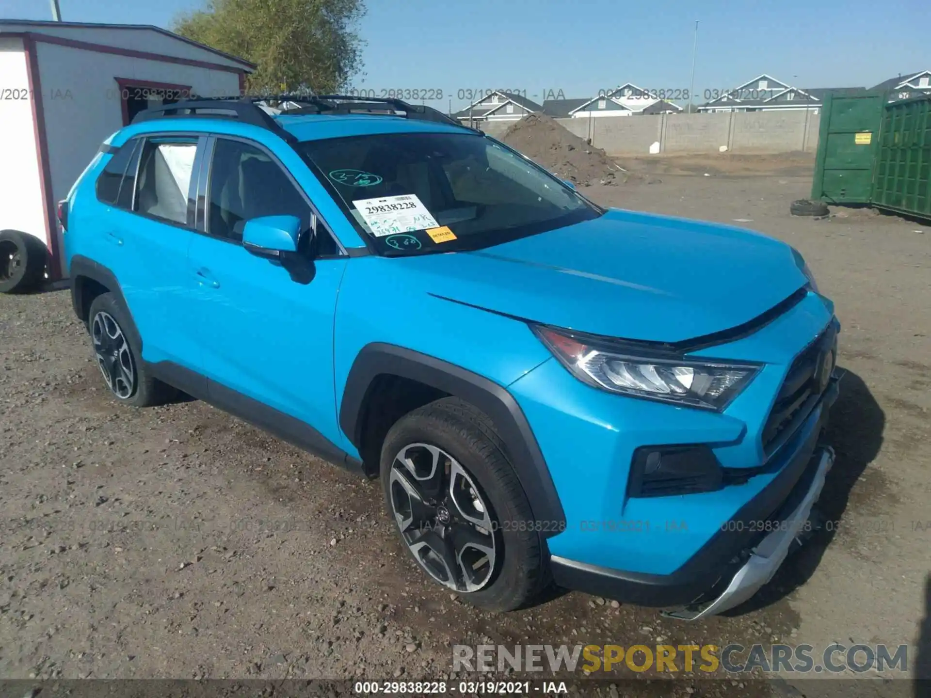 1 Photograph of a damaged car 2T3J1RFV1KW014089 TOYOTA RAV4 2019