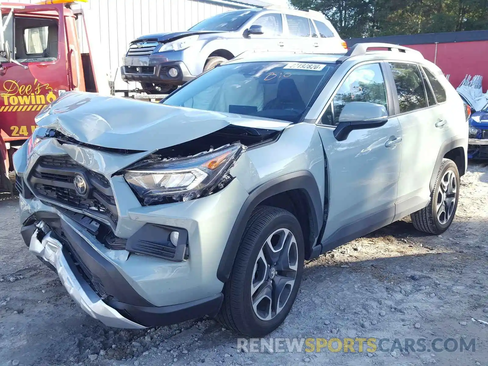 2 Photograph of a damaged car 2T3J1RFV1KW014710 TOYOTA RAV4 2019