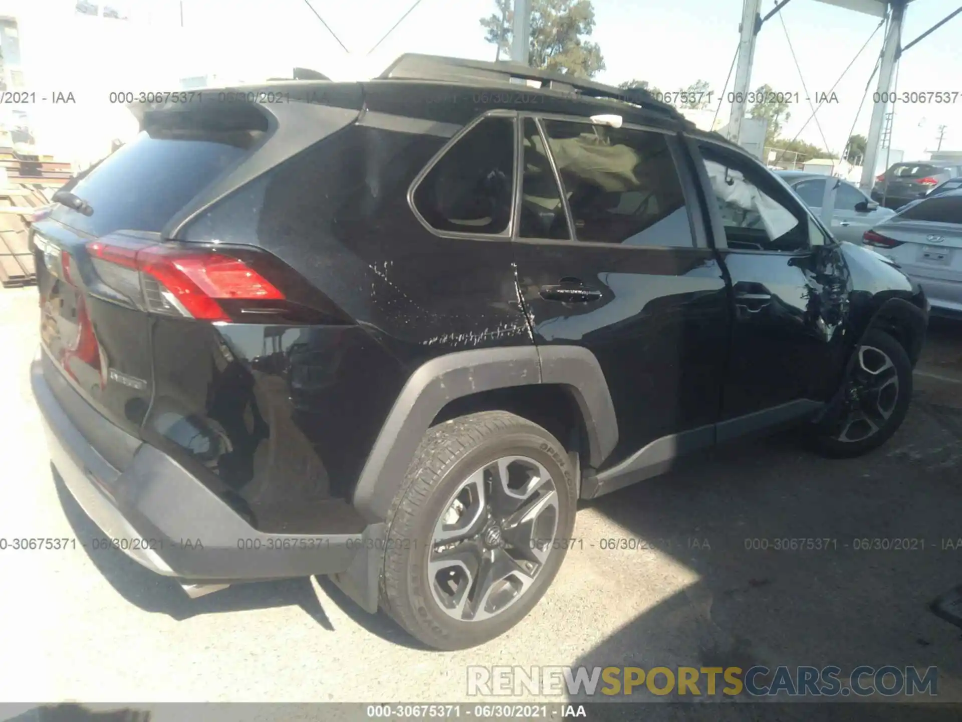 4 Фотография поврежденного автомобиля 2T3J1RFV1KW016375 TOYOTA RAV4 2019