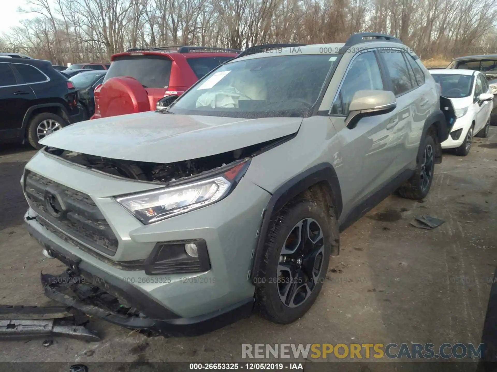 2 Фотография поврежденного автомобиля 2T3J1RFV1KW031460 TOYOTA RAV4 2019