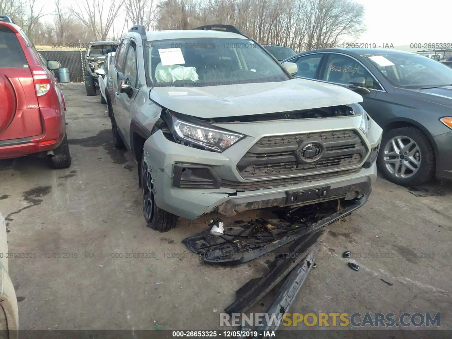 6 Фотография поврежденного автомобиля 2T3J1RFV1KW031460 TOYOTA RAV4 2019