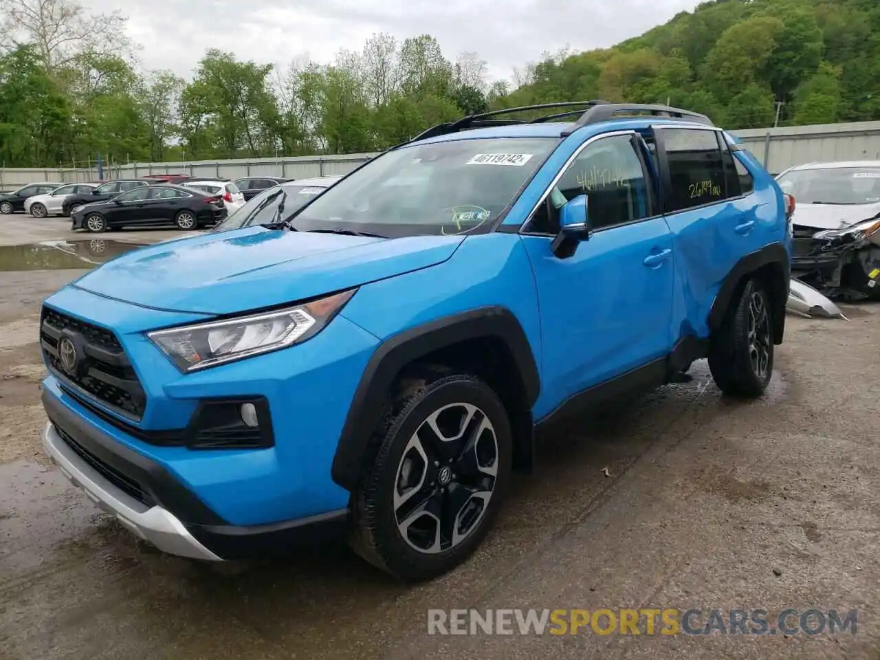 2 Фотография поврежденного автомобиля 2T3J1RFV1KW033385 TOYOTA RAV4 2019