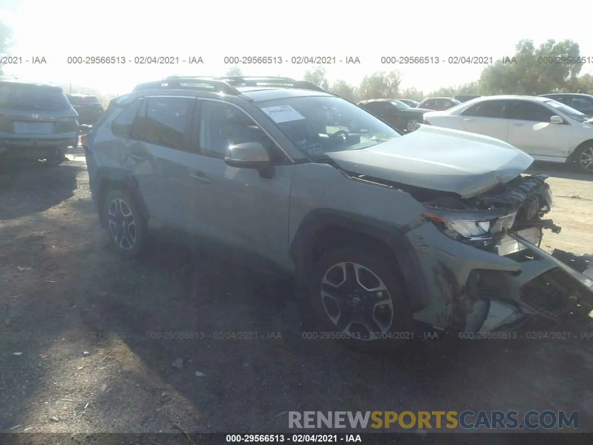 1 Photograph of a damaged car 2T3J1RFV1KW040305 TOYOTA RAV4 2019