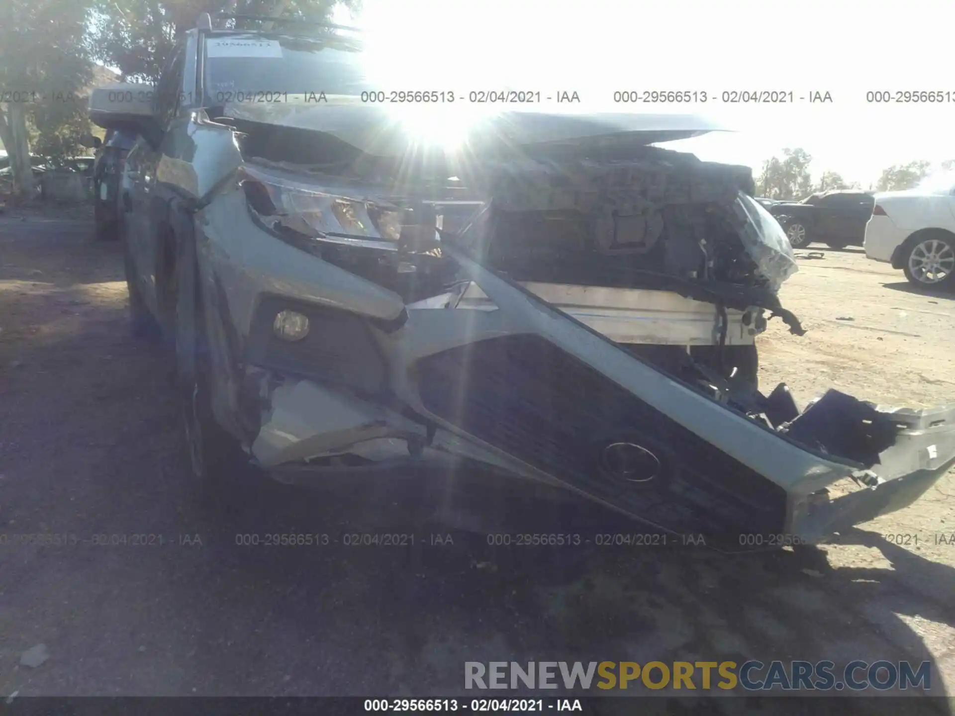 6 Фотография поврежденного автомобиля 2T3J1RFV1KW040305 TOYOTA RAV4 2019