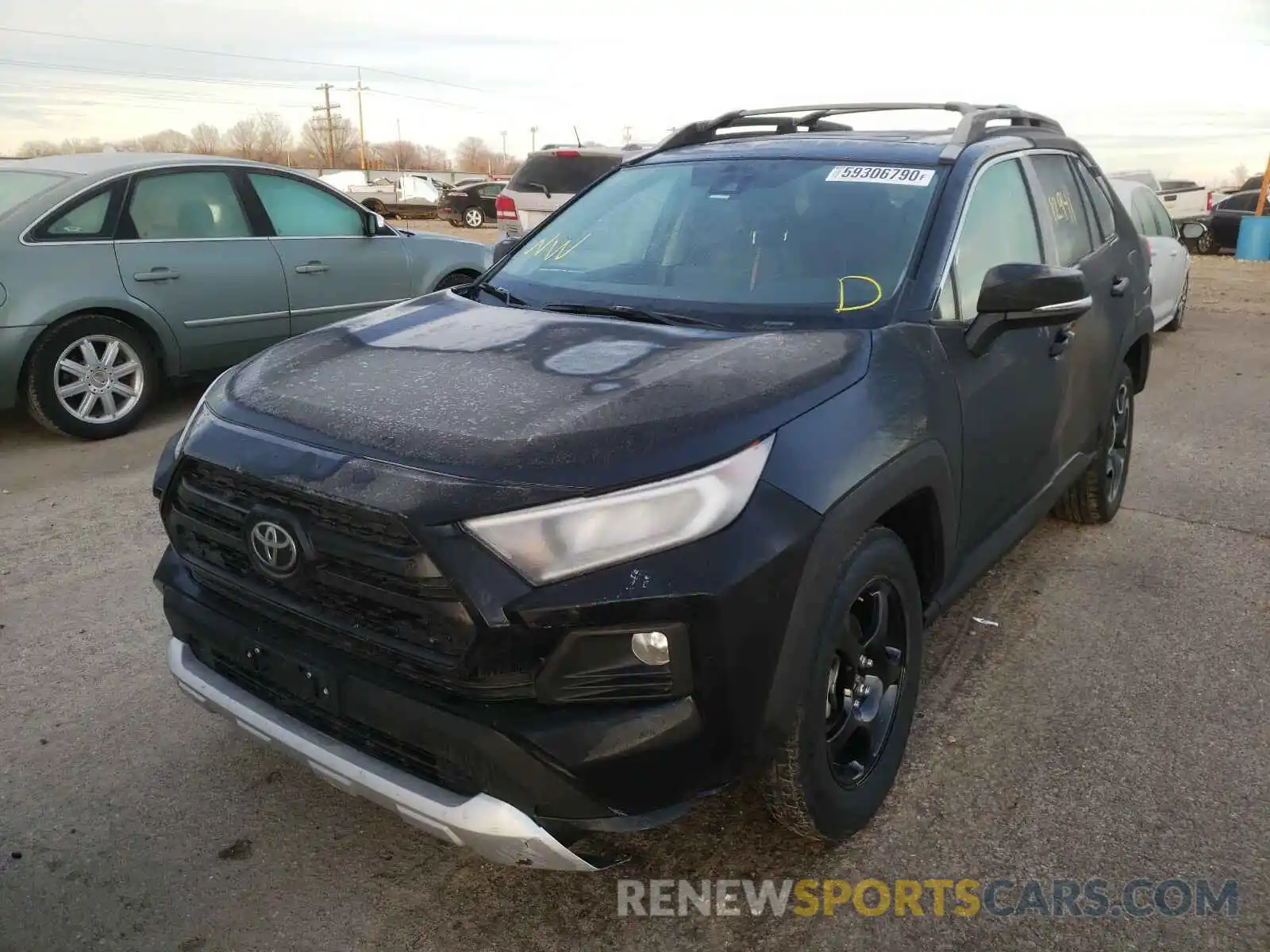 2 Photograph of a damaged car 2T3J1RFV2KC012174 TOYOTA RAV4 2019