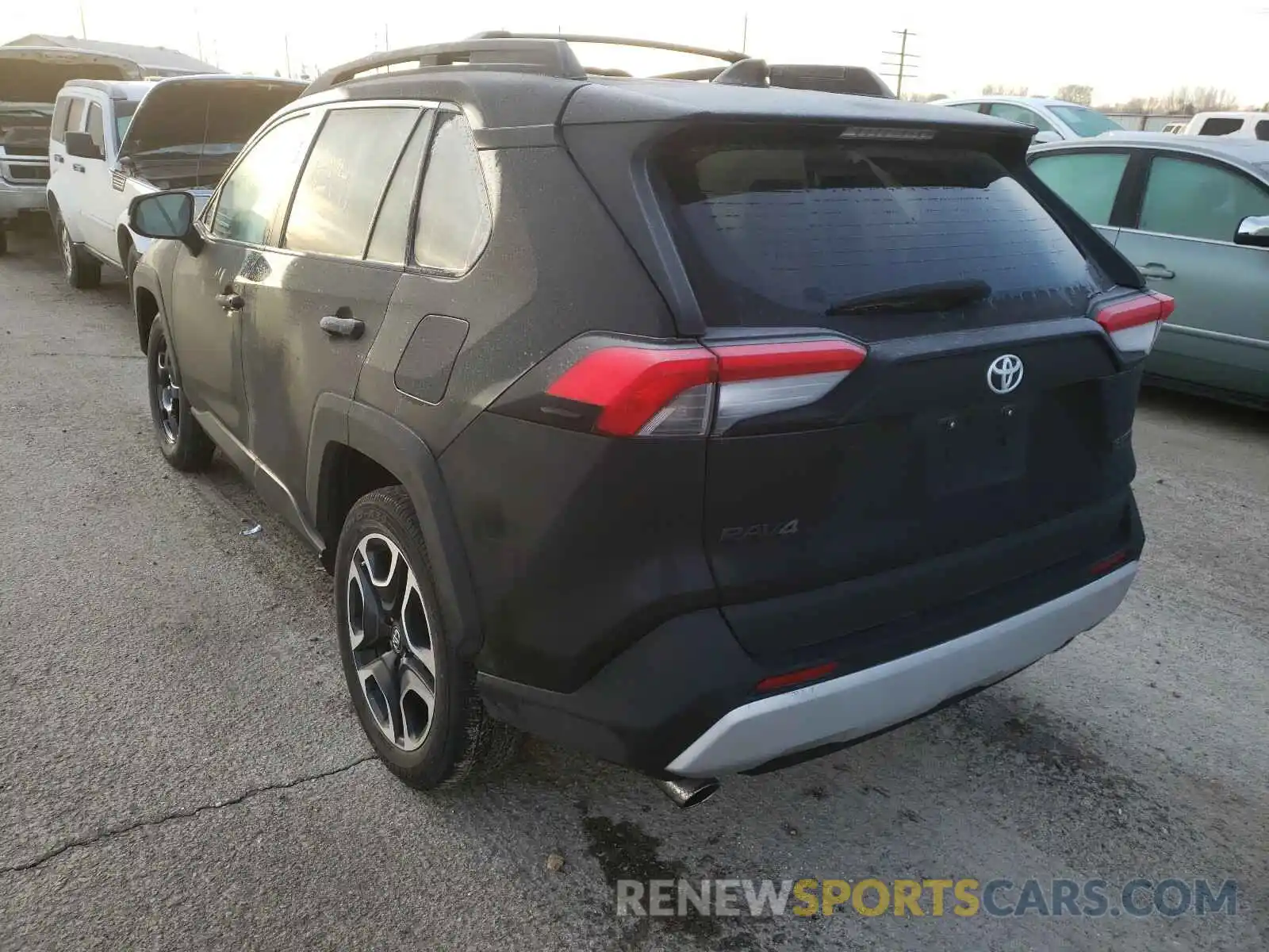 3 Photograph of a damaged car 2T3J1RFV2KC012174 TOYOTA RAV4 2019