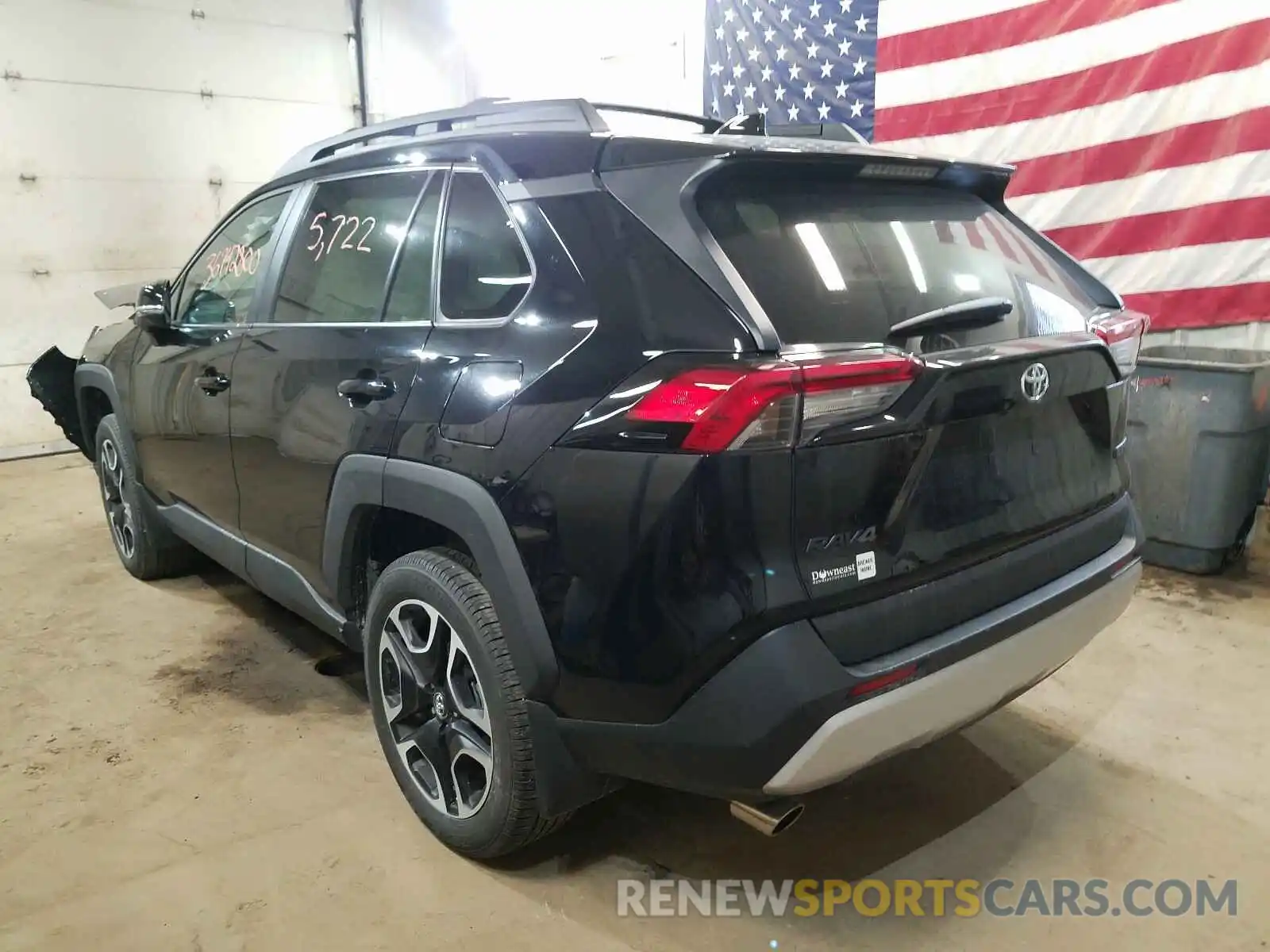 3 Photograph of a damaged car 2T3J1RFV2KC024714 TOYOTA RAV4 2019