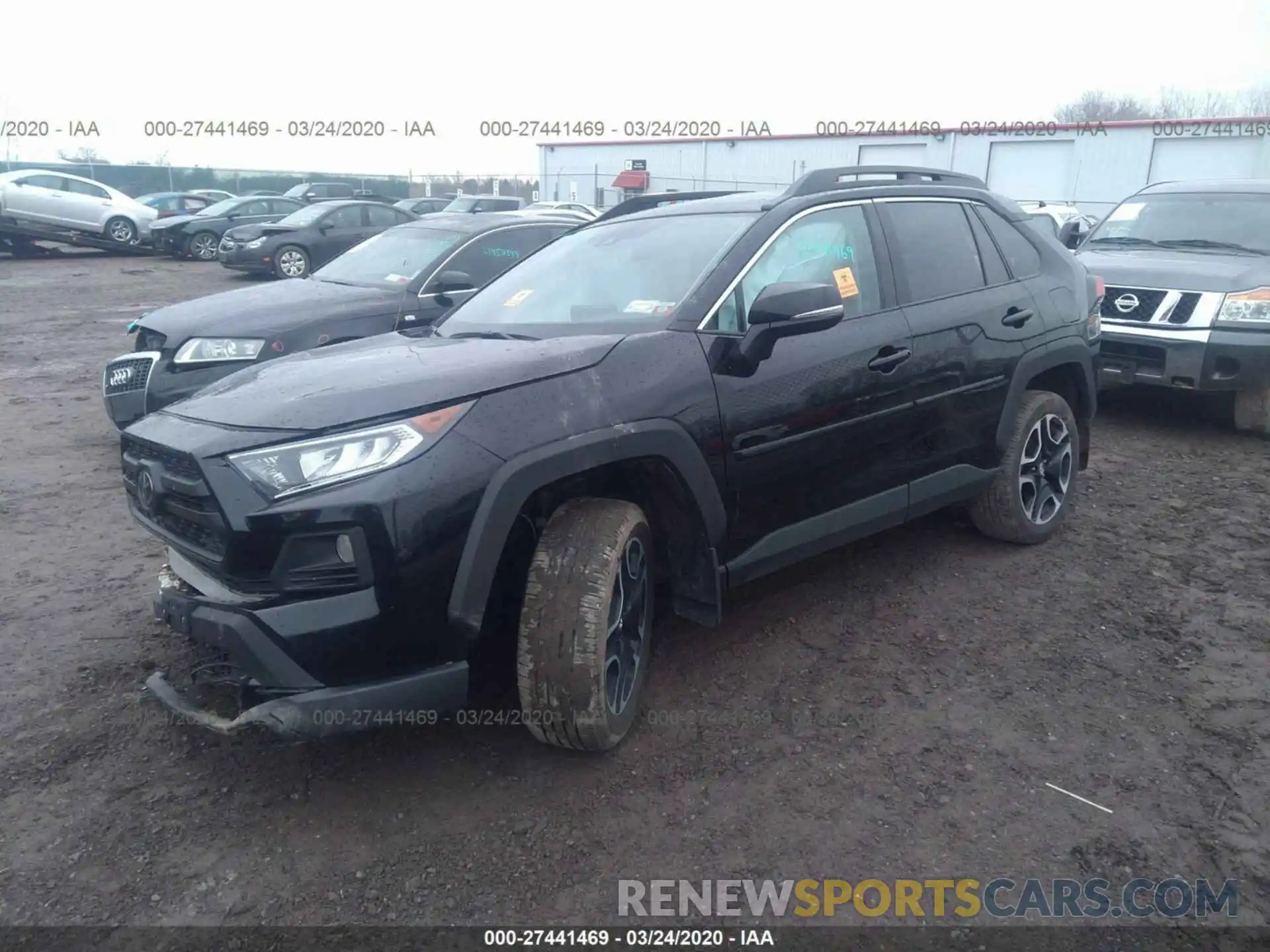 2 Photograph of a damaged car 2T3J1RFV2KC030822 TOYOTA RAV4 2019