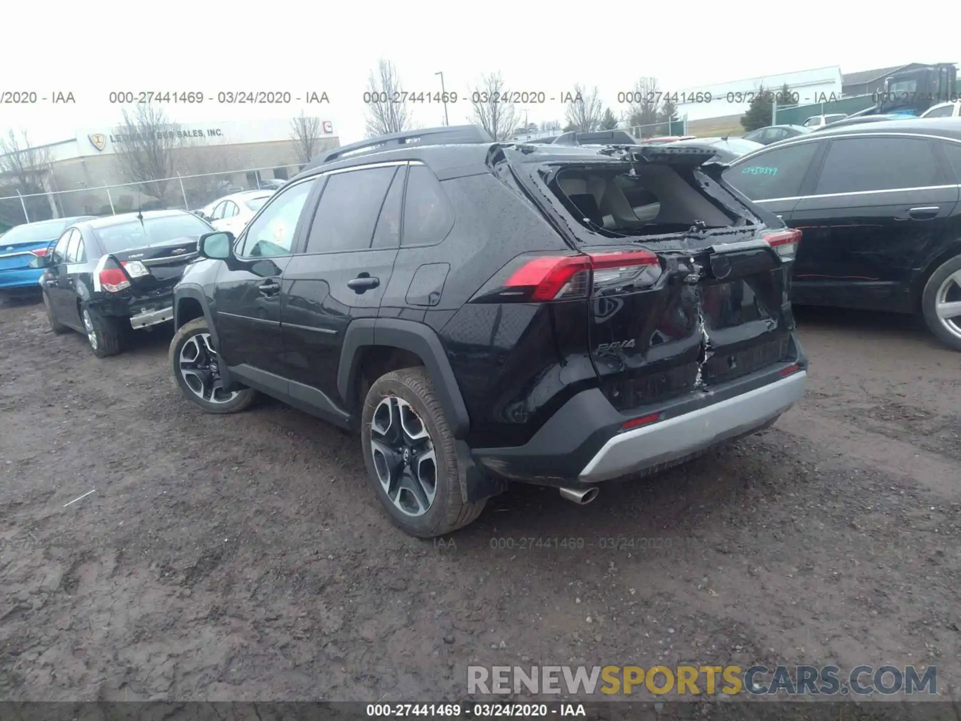 3 Фотография поврежденного автомобиля 2T3J1RFV2KC030822 TOYOTA RAV4 2019