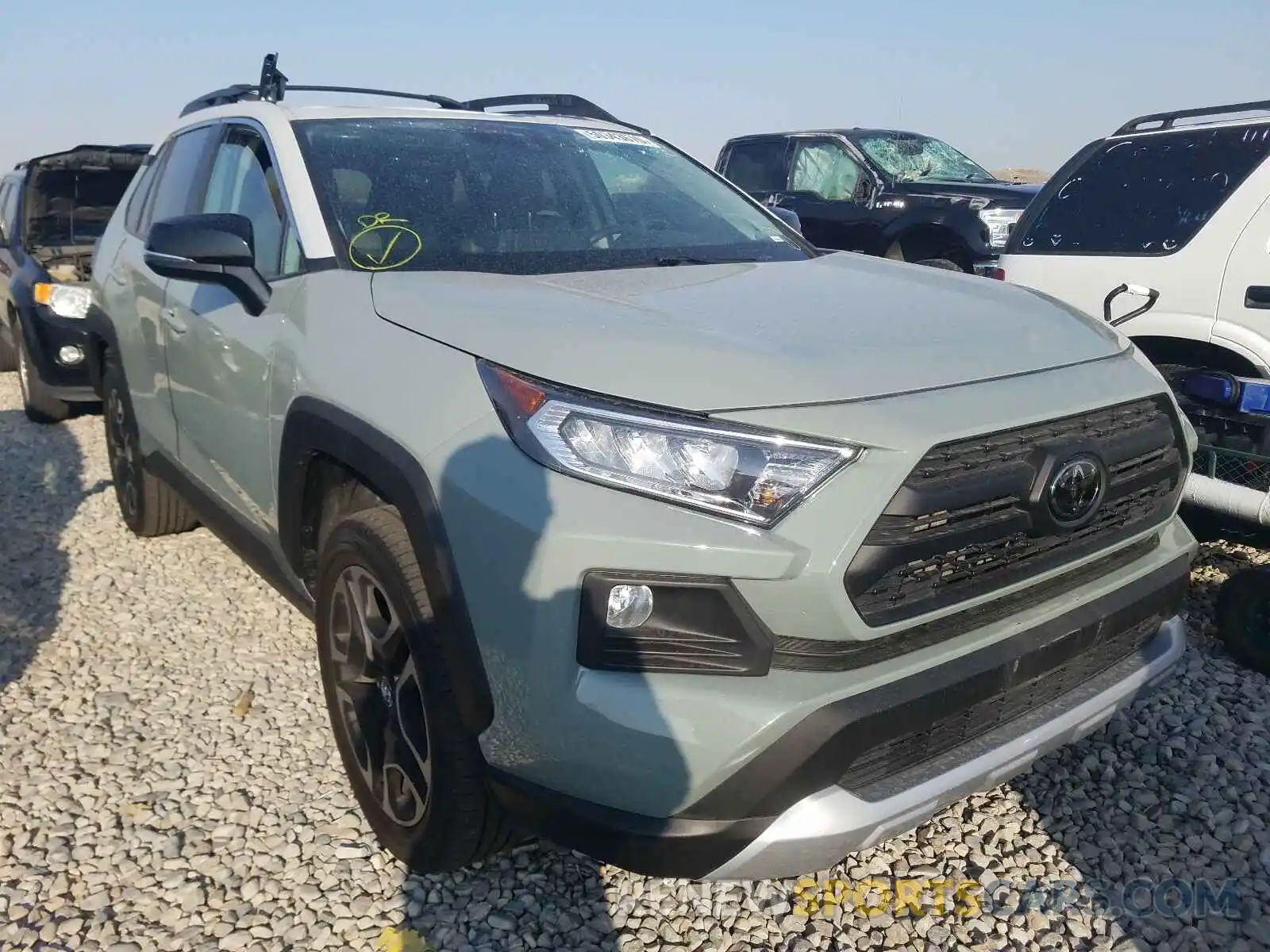 1 Photograph of a damaged car 2T3J1RFV2KC044574 TOYOTA RAV4 2019