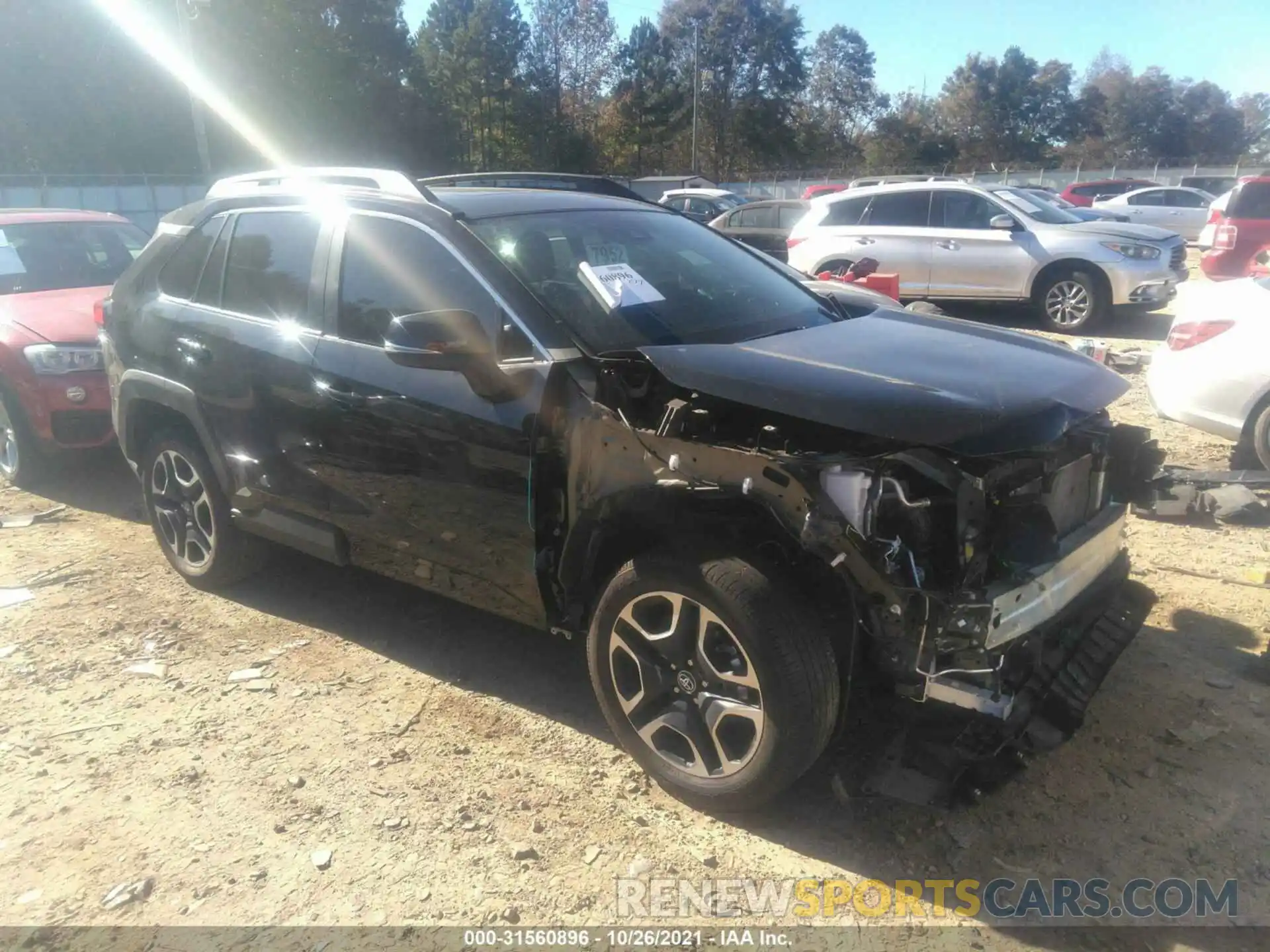 1 Photograph of a damaged car 2T3J1RFV2KC046051 TOYOTA RAV4 2019