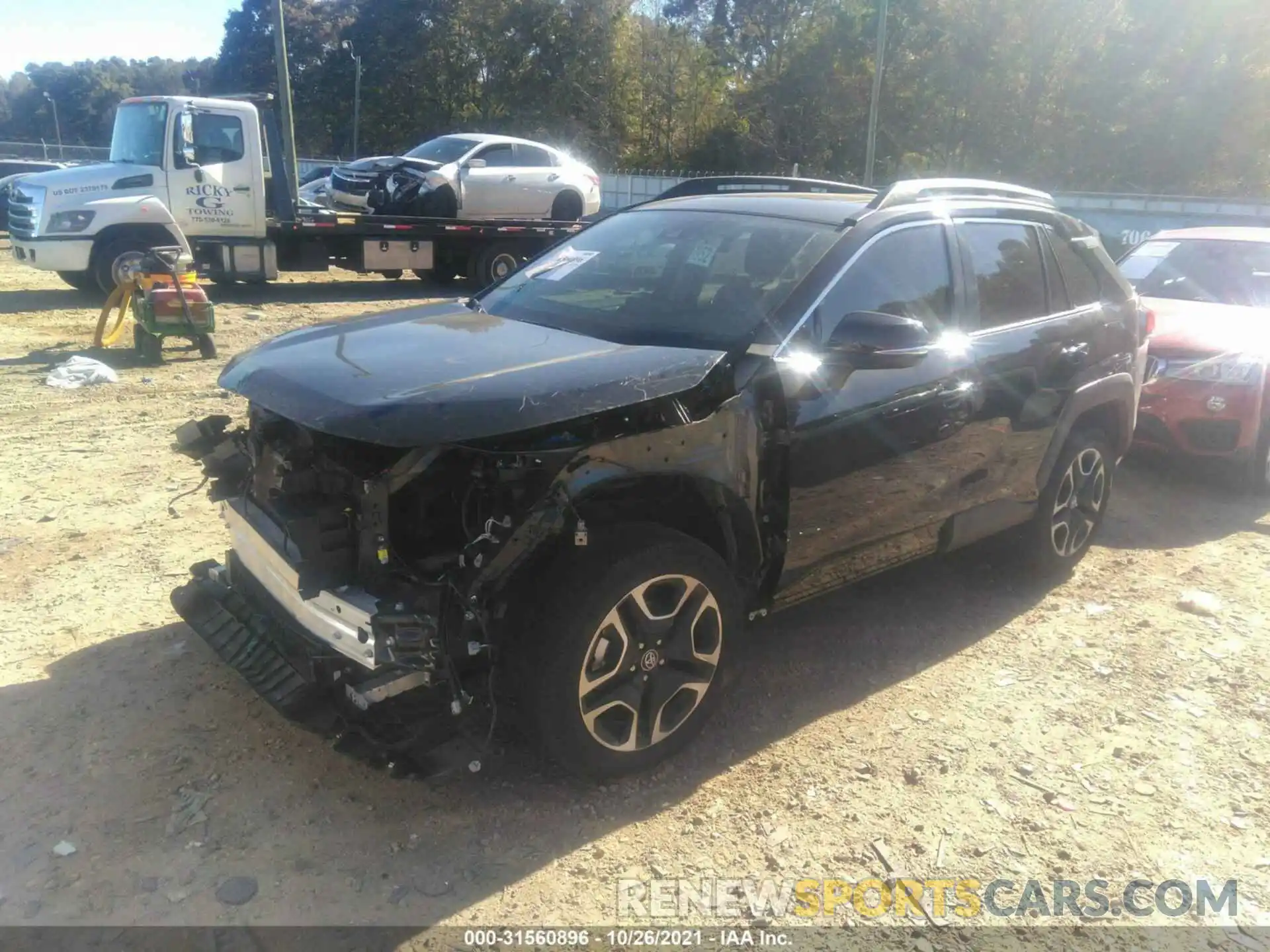 2 Photograph of a damaged car 2T3J1RFV2KC046051 TOYOTA RAV4 2019