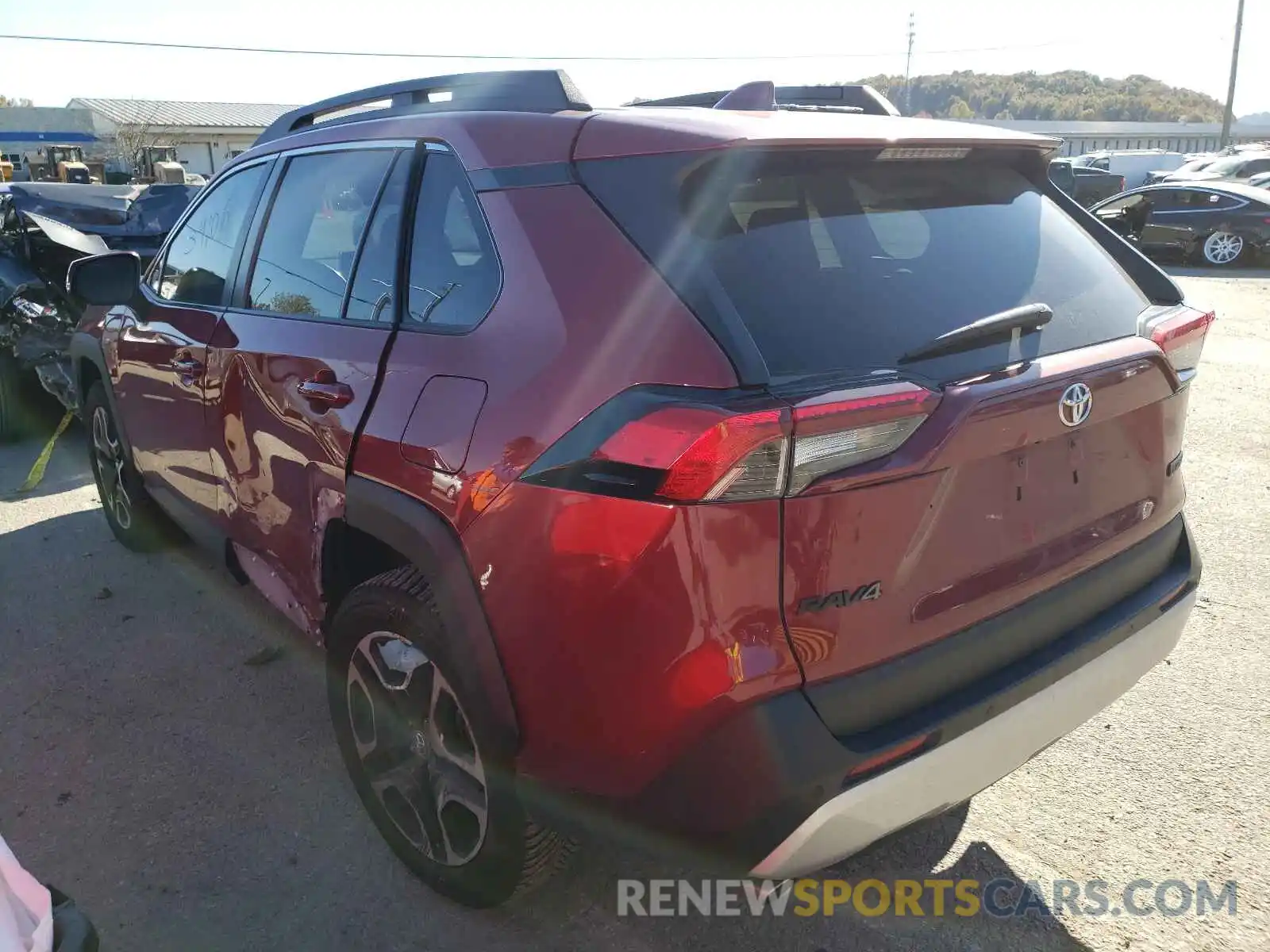 3 Photograph of a damaged car 2T3J1RFV2KW001626 TOYOTA RAV4 2019