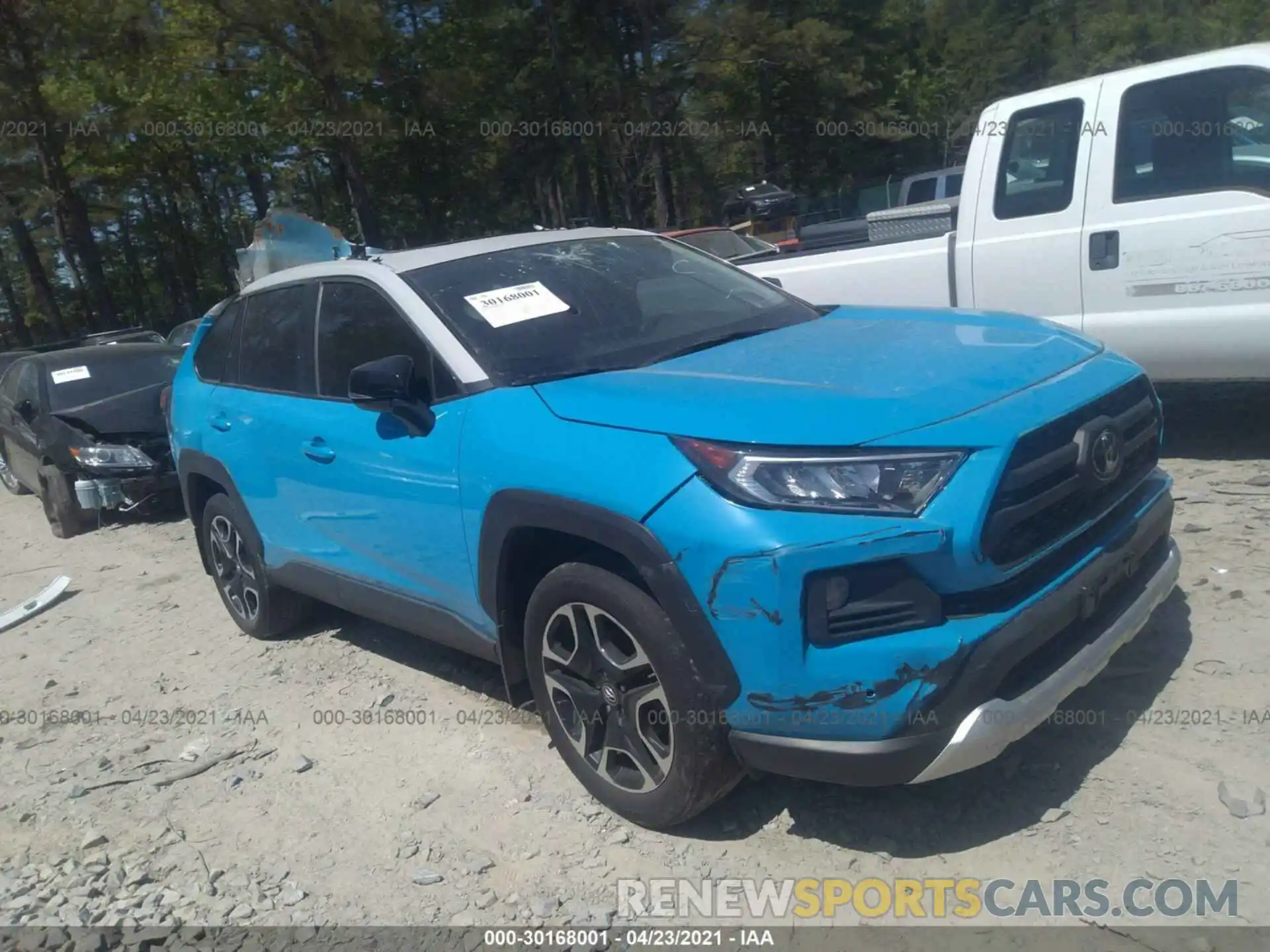 1 Photograph of a damaged car 2T3J1RFV2KW001836 TOYOTA RAV4 2019