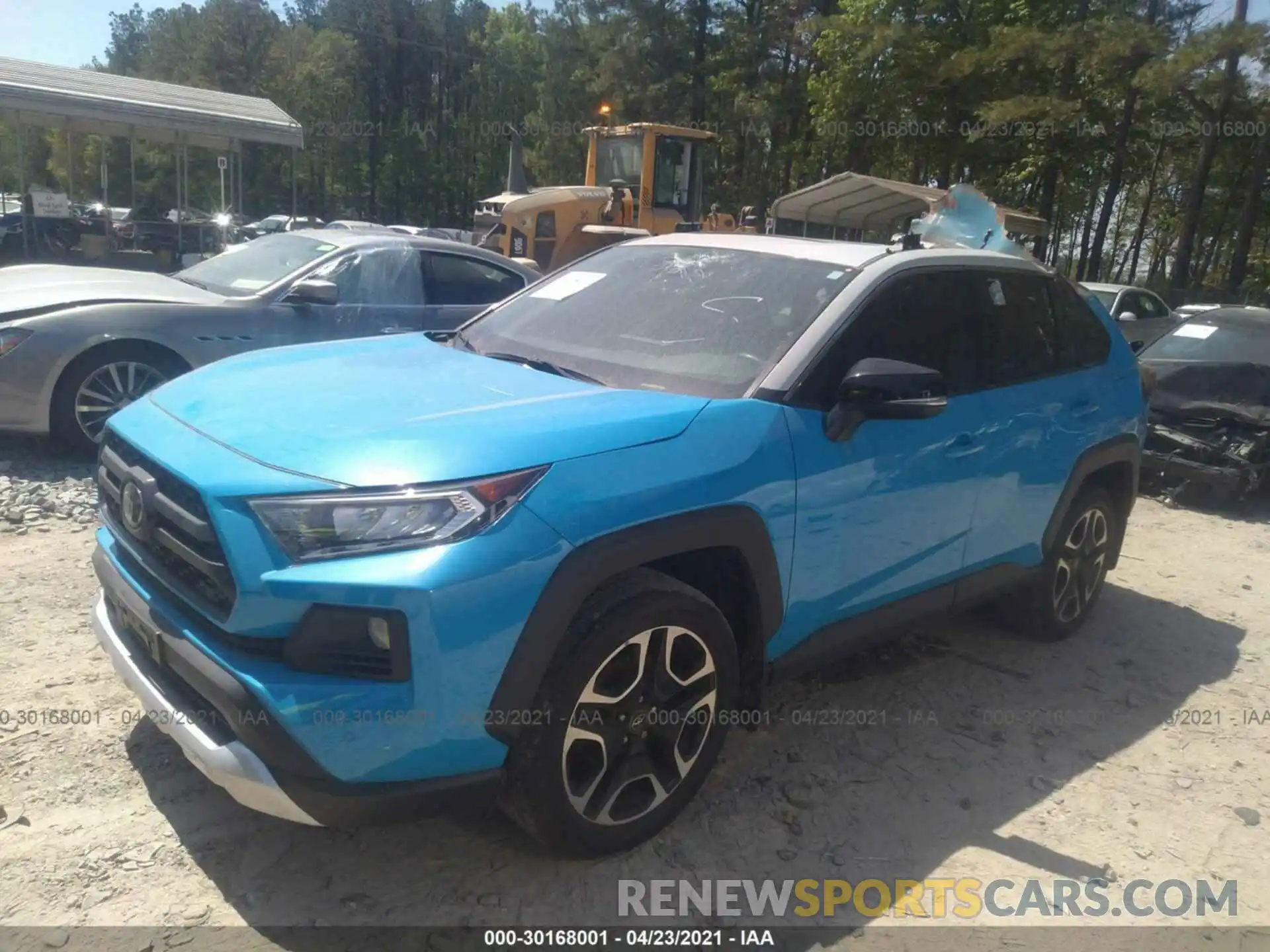 2 Фотография поврежденного автомобиля 2T3J1RFV2KW001836 TOYOTA RAV4 2019