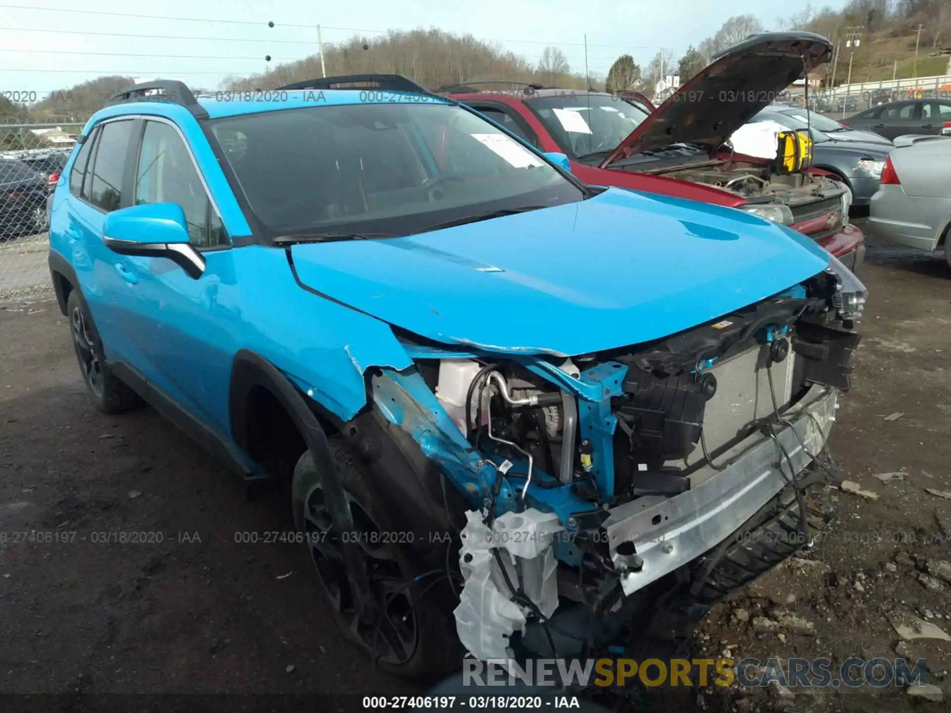 1 Photograph of a damaged car 2T3J1RFV2KW002422 TOYOTA RAV4 2019