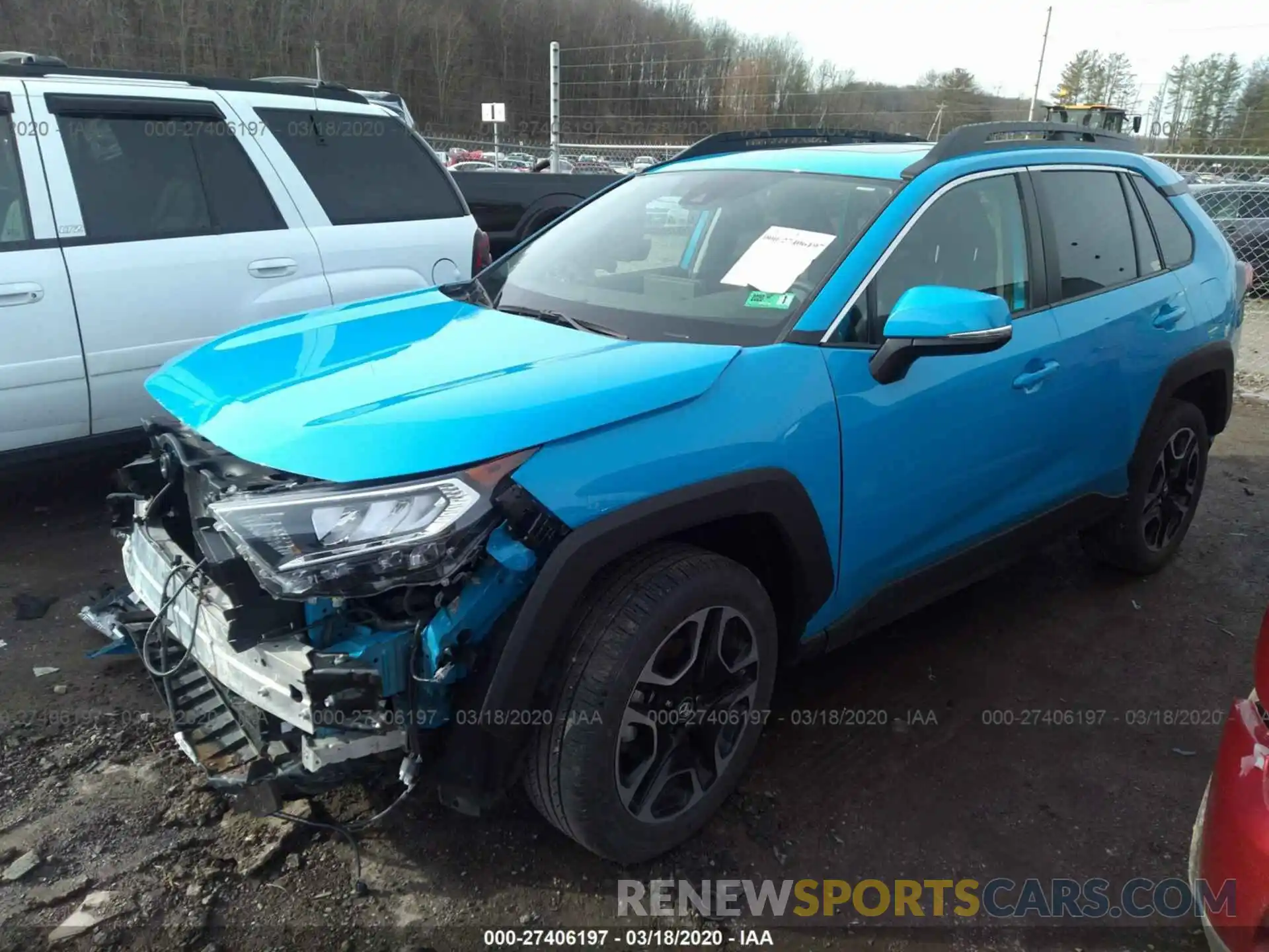 2 Фотография поврежденного автомобиля 2T3J1RFV2KW002422 TOYOTA RAV4 2019