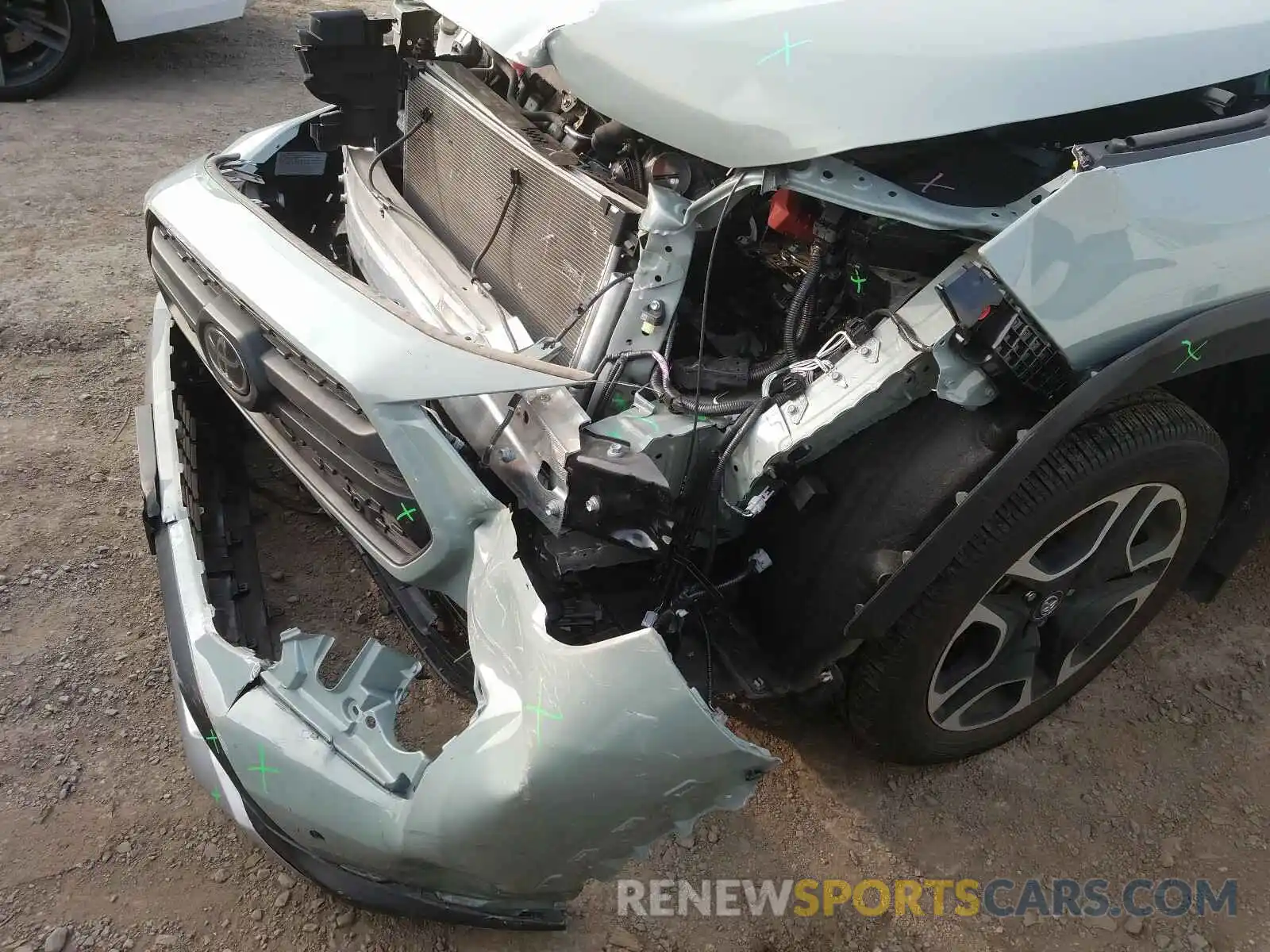 9 Photograph of a damaged car 2T3J1RFV2KW004848 TOYOTA RAV4 2019