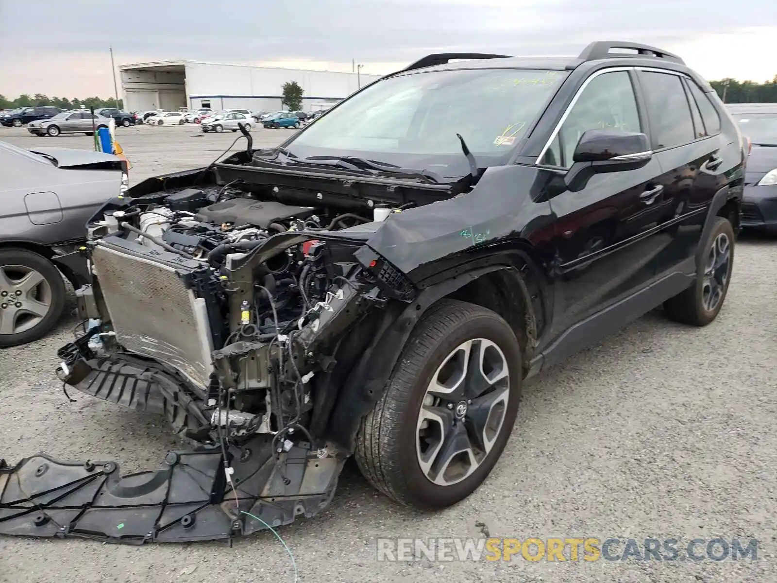 2 Photograph of a damaged car 2T3J1RFV2KW008754 TOYOTA RAV4 2019