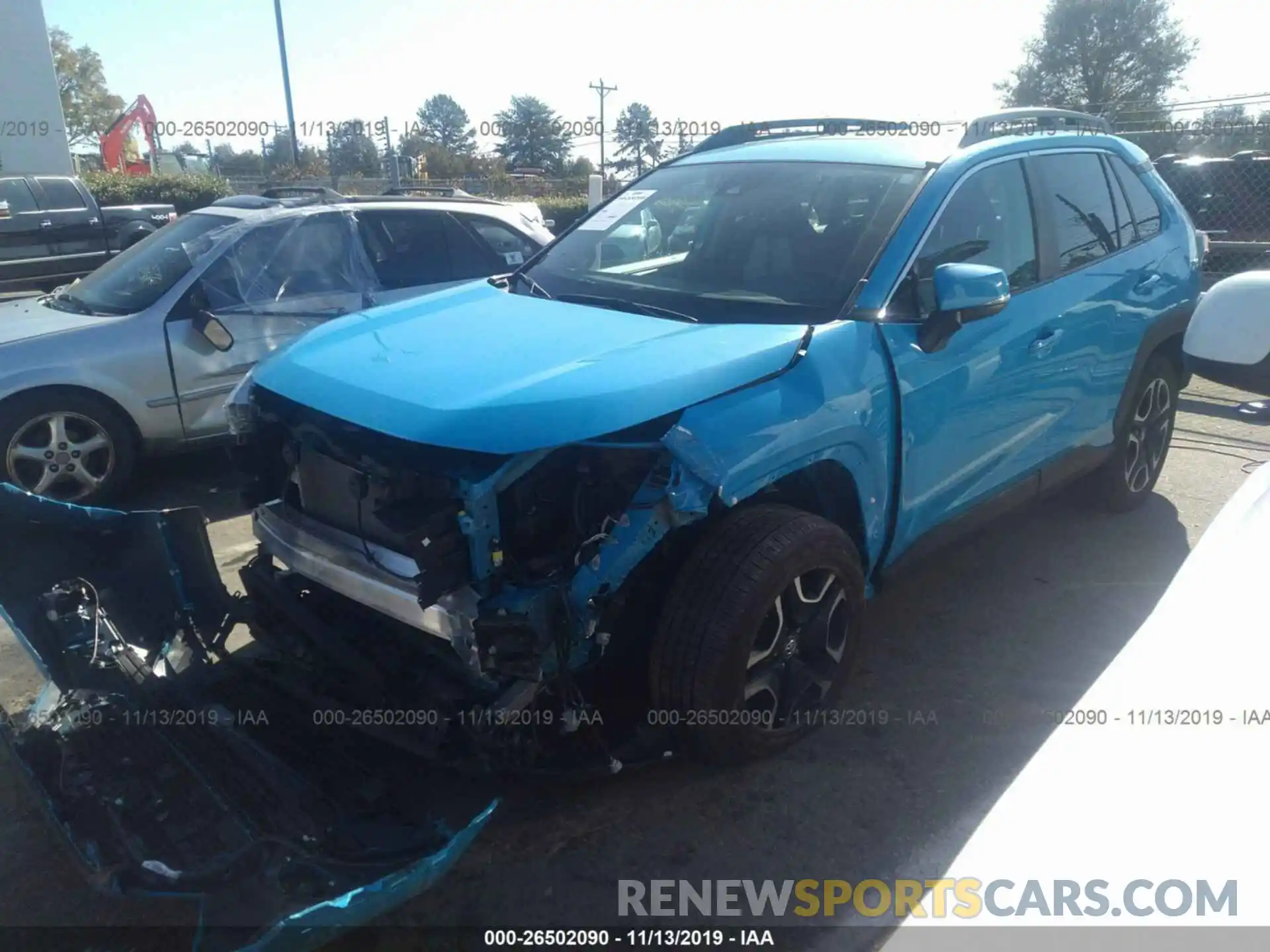 2 Photograph of a damaged car 2T3J1RFV2KW011685 TOYOTA RAV4 2019