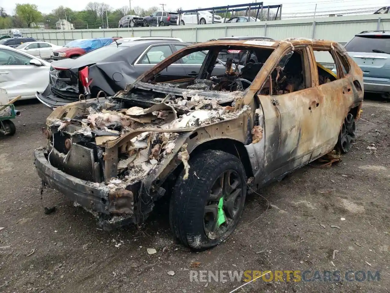 2 Photograph of a damaged car 2T3J1RFV2KW012397 TOYOTA RAV4 2019