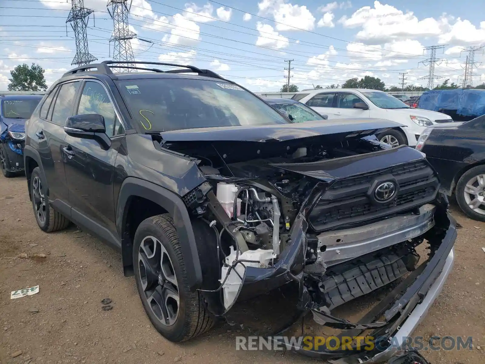 1 Фотография поврежденного автомобиля 2T3J1RFV2KW016448 TOYOTA RAV4 2019