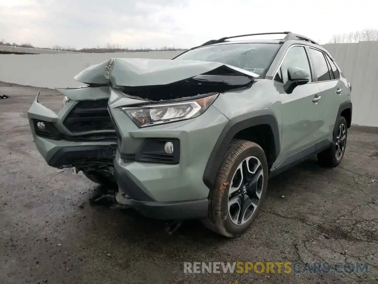 2 Фотография поврежденного автомобиля 2T3J1RFV2KW019124 TOYOTA RAV4 2019