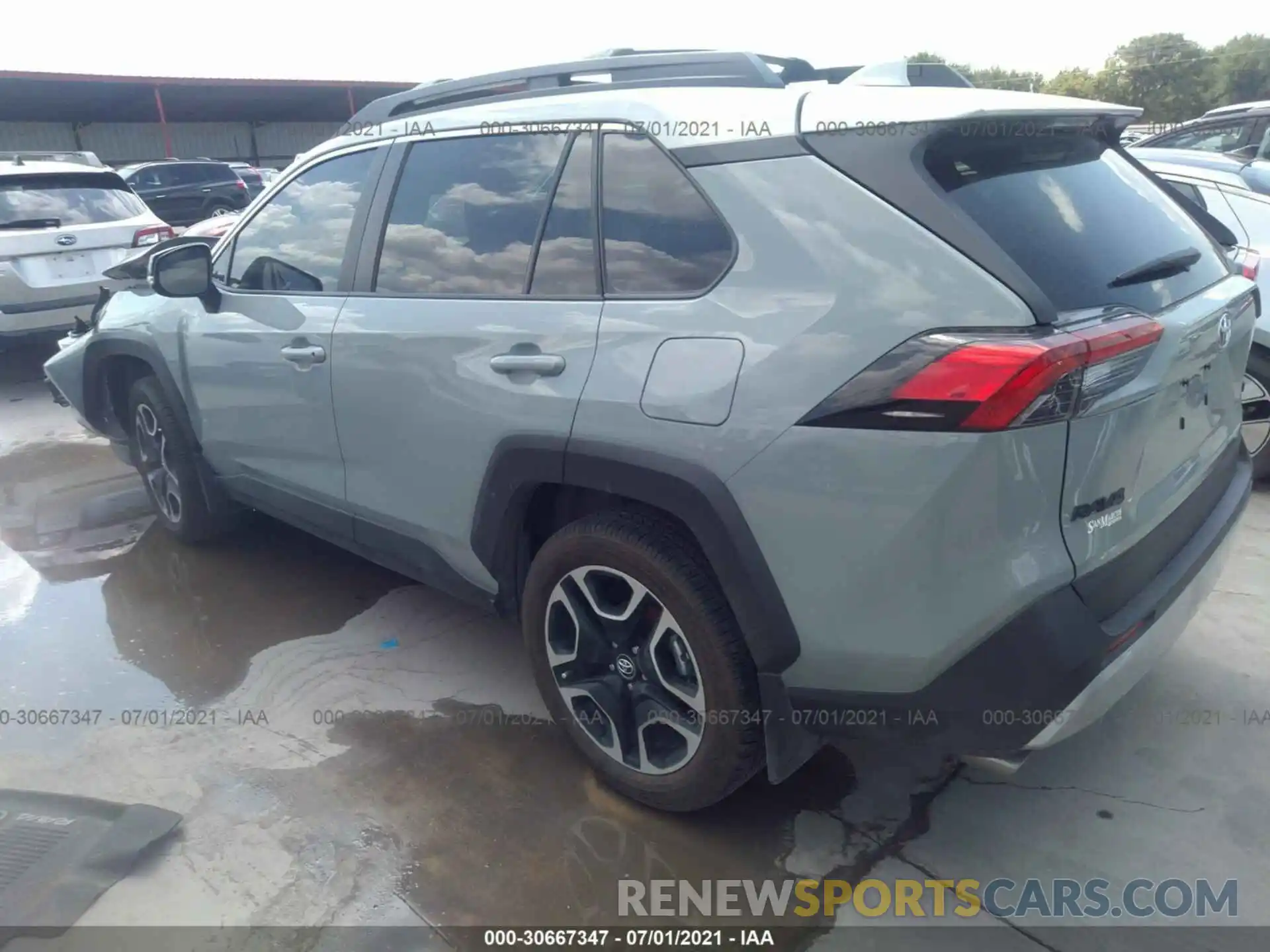 3 Photograph of a damaged car 2T3J1RFV2KW019365 TOYOTA RAV4 2019