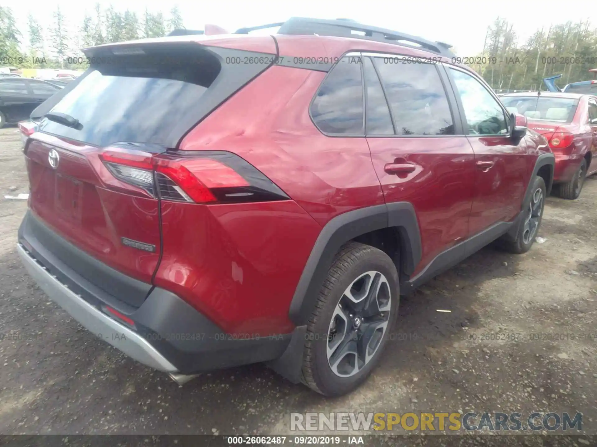 4 Фотография поврежденного автомобиля 2T3J1RFV2KW020676 TOYOTA RAV4 2019