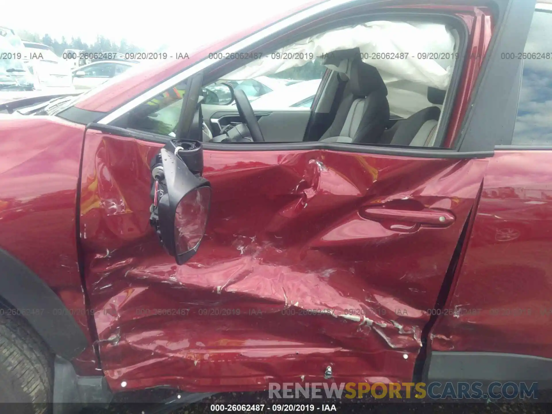 6 Photograph of a damaged car 2T3J1RFV2KW020676 TOYOTA RAV4 2019