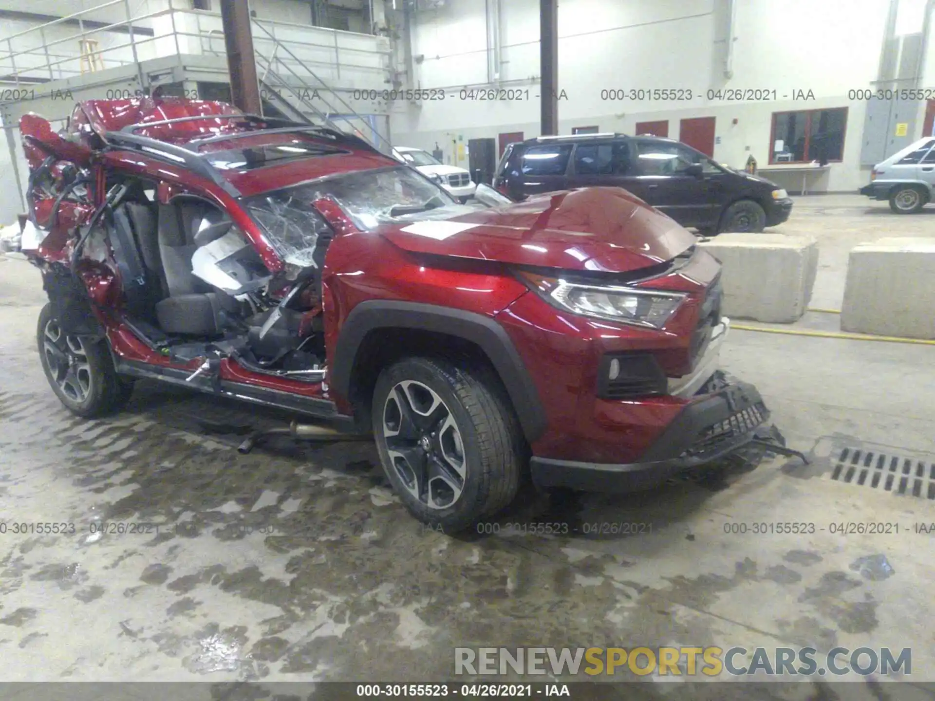 1 Photograph of a damaged car 2T3J1RFV2KW024243 TOYOTA RAV4 2019