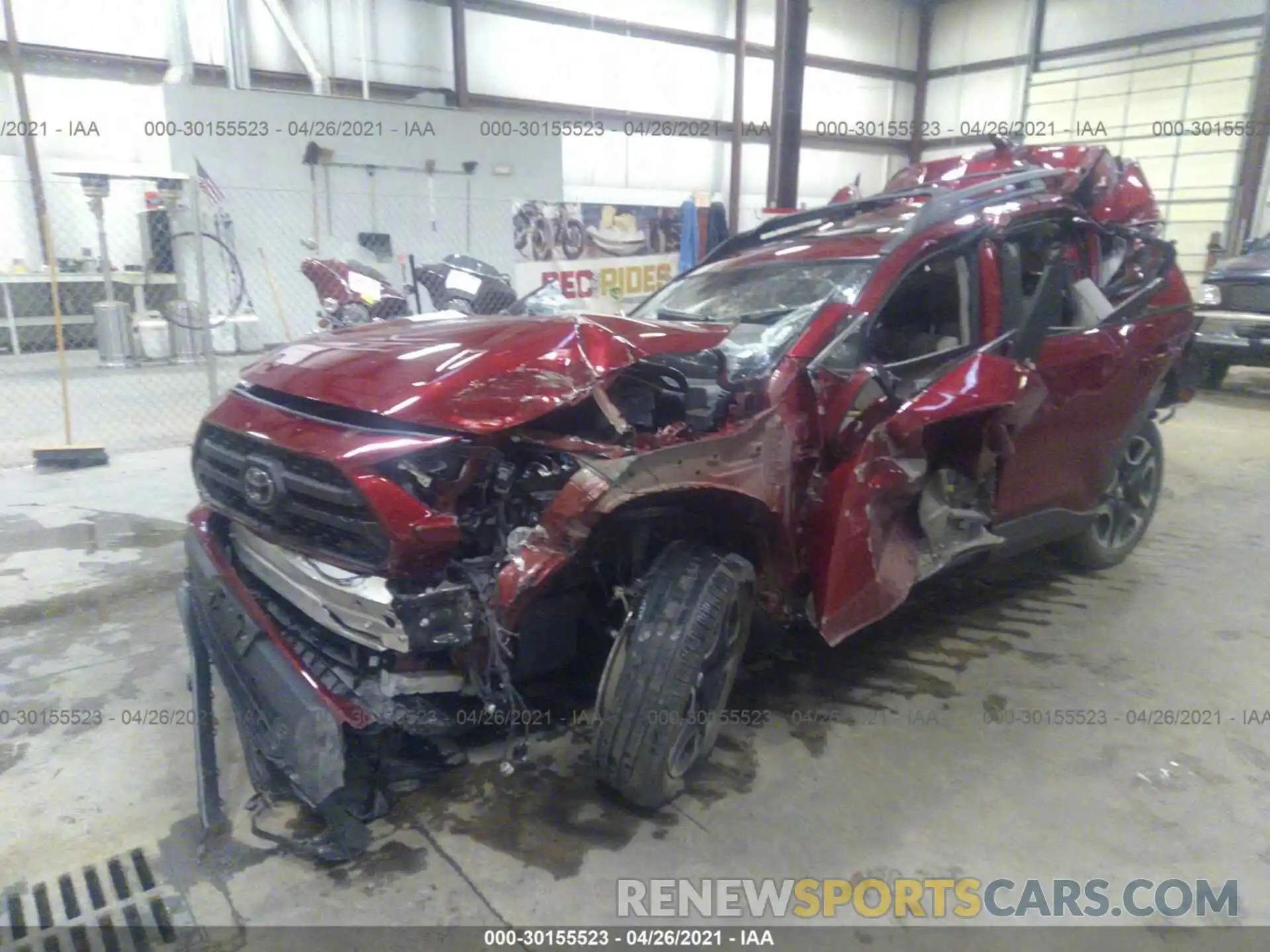 2 Photograph of a damaged car 2T3J1RFV2KW024243 TOYOTA RAV4 2019