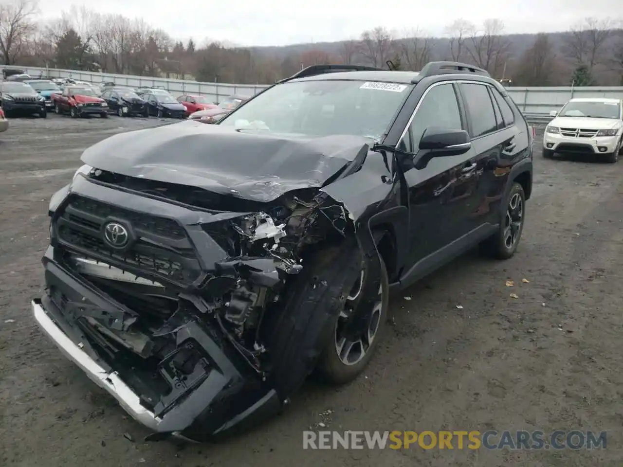 2 Photograph of a damaged car 2T3J1RFV2KW026834 TOYOTA RAV4 2019