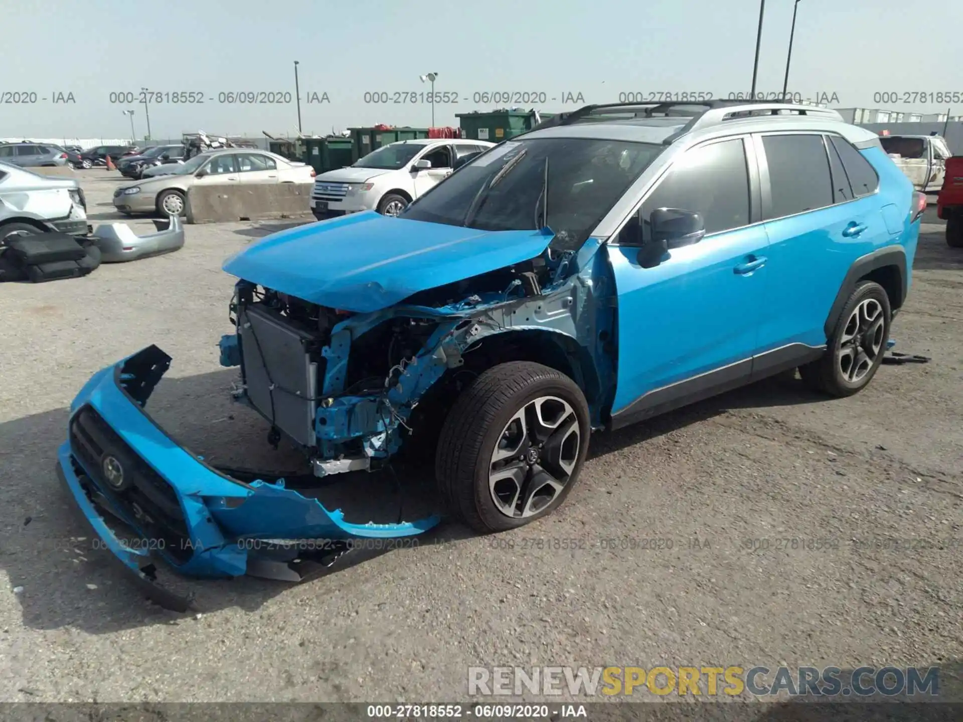 2 Photograph of a damaged car 2T3J1RFV2KW030799 TOYOTA RAV4 2019