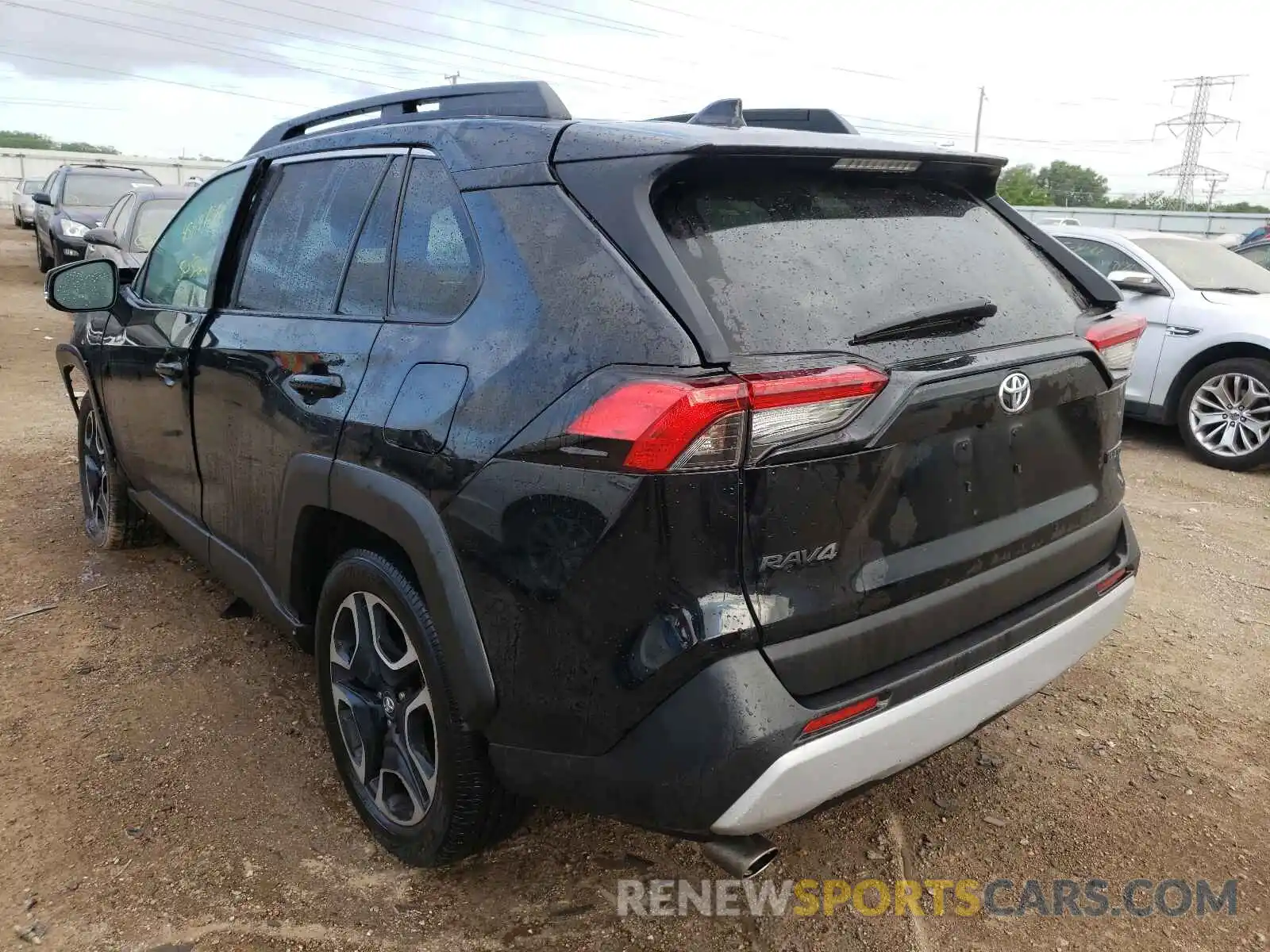 3 Photograph of a damaged car 2T3J1RFV2KW032519 TOYOTA RAV4 2019