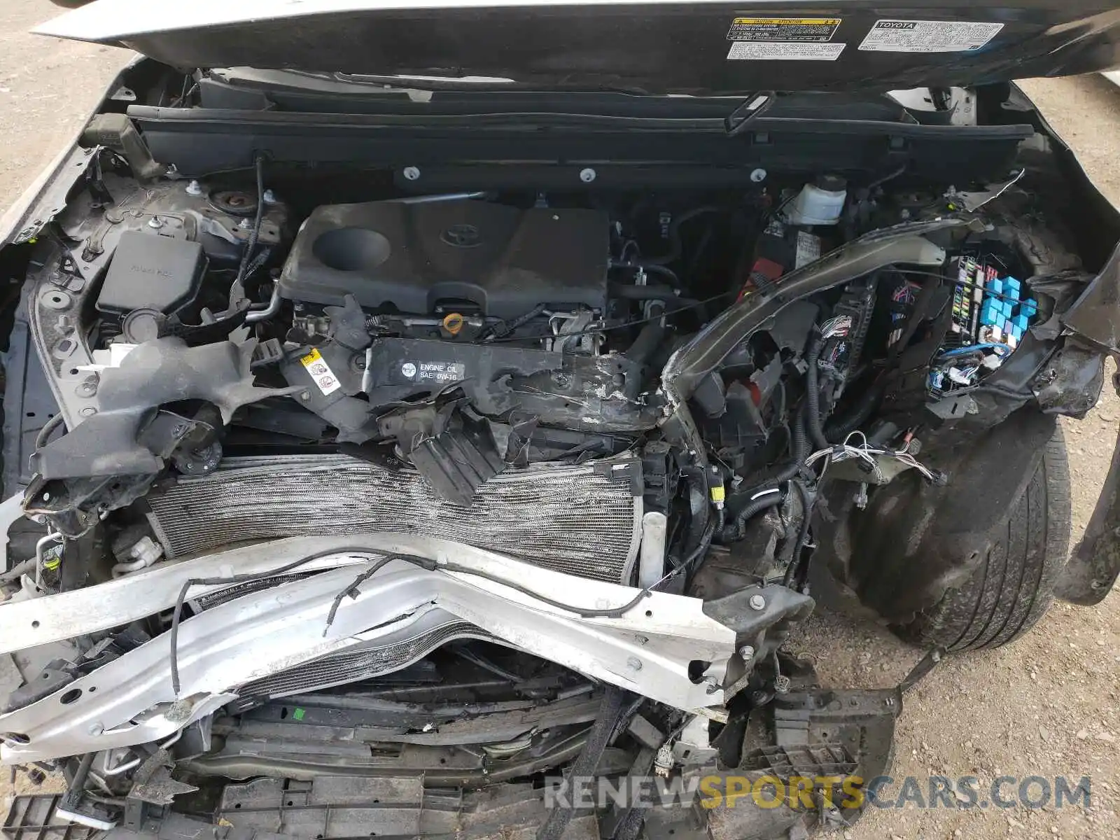 7 Photograph of a damaged car 2T3J1RFV2KW032519 TOYOTA RAV4 2019