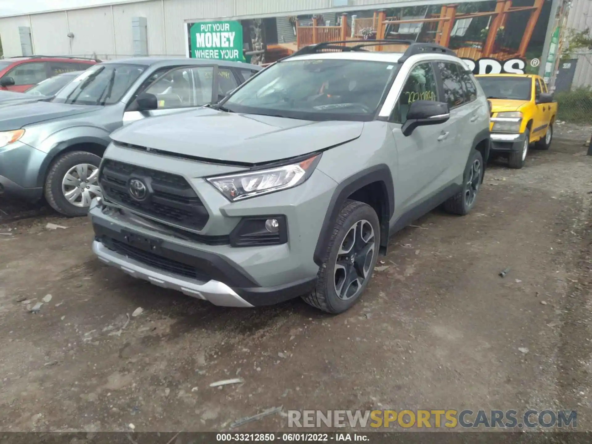 2 Photograph of a damaged car 2T3J1RFV2KW038725 TOYOTA RAV4 2019