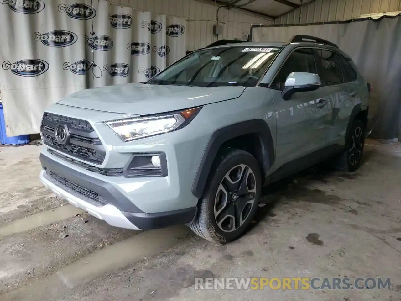 2 Photograph of a damaged car 2T3J1RFV2KW046923 TOYOTA RAV4 2019